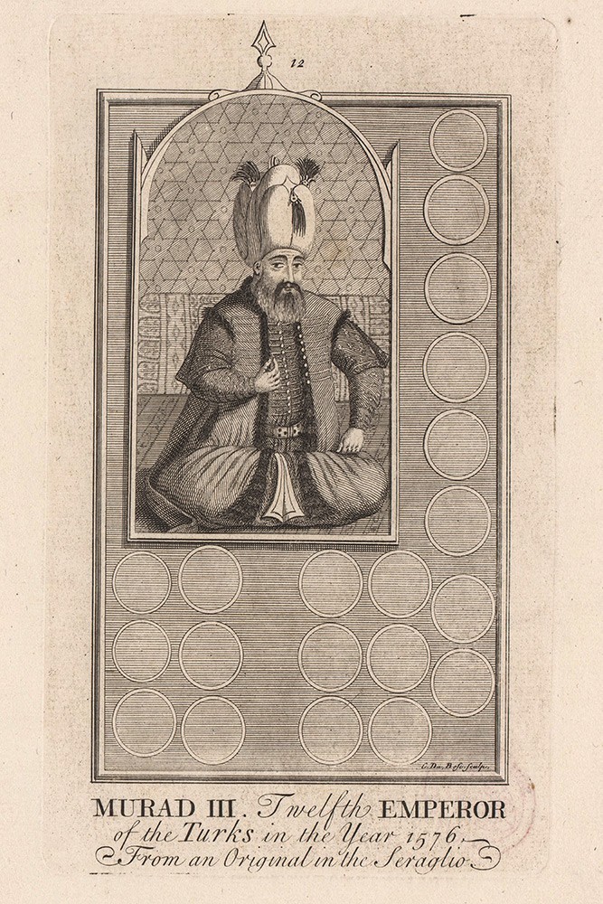 Sultan III. Murad Gravür Poster