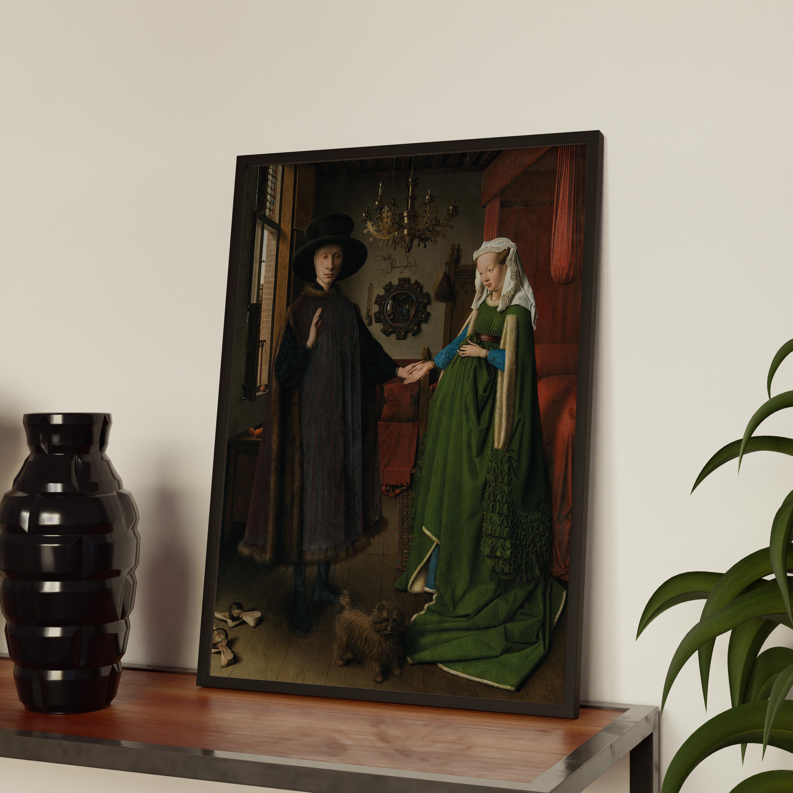 Jan Van Eyck - Arnolfini'nin Evlenmesi Poster