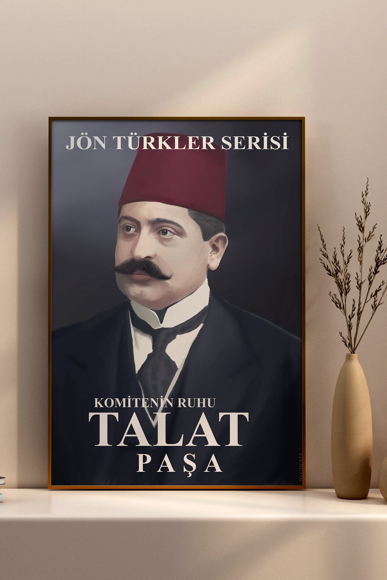 Talat Paşa Özel Tasarım Poster (Jeunes Turcs Series)