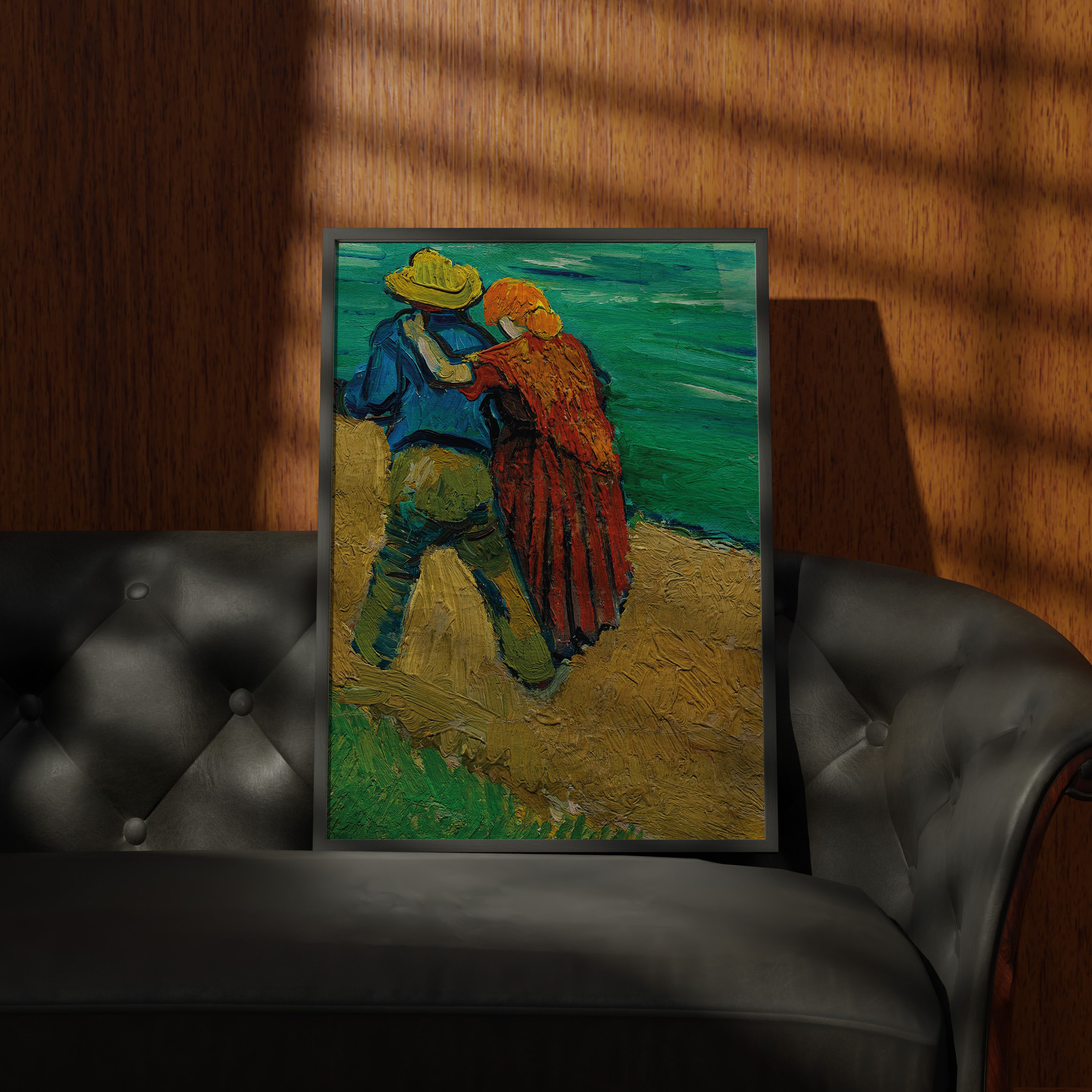 Vincent van Gogh - İki Aşık Poster