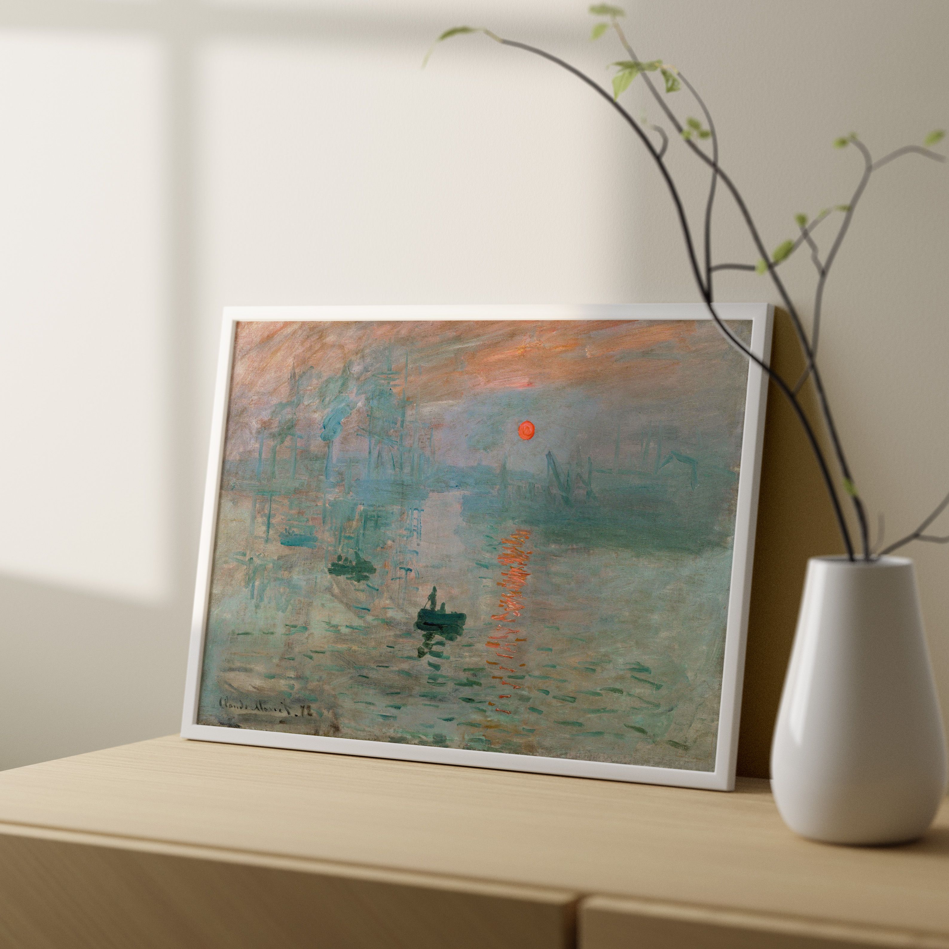 Claude Monet - İzlenim, Gün Doğumu Poster