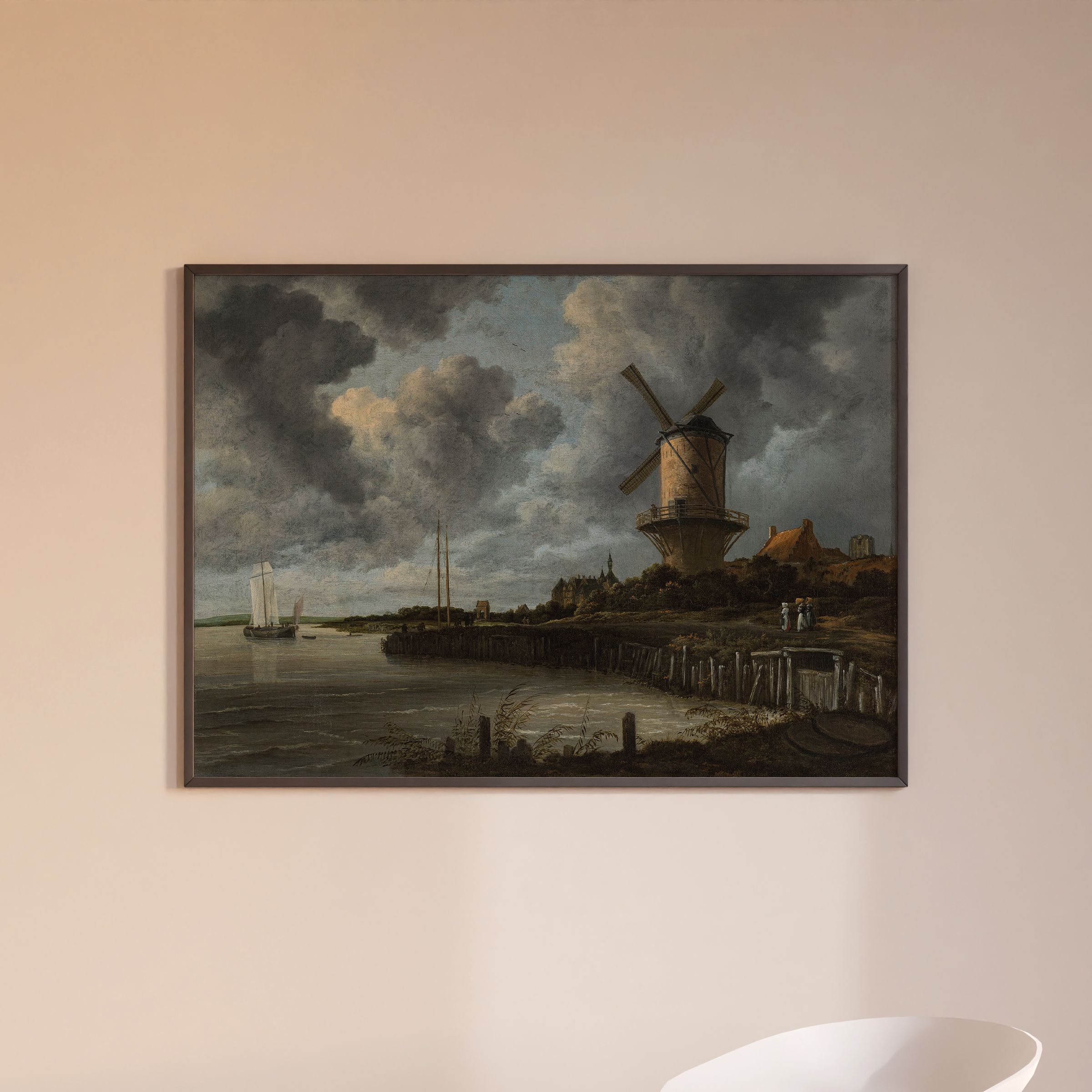 Jacob van Ruisdael - Yel Değirmeni Poster