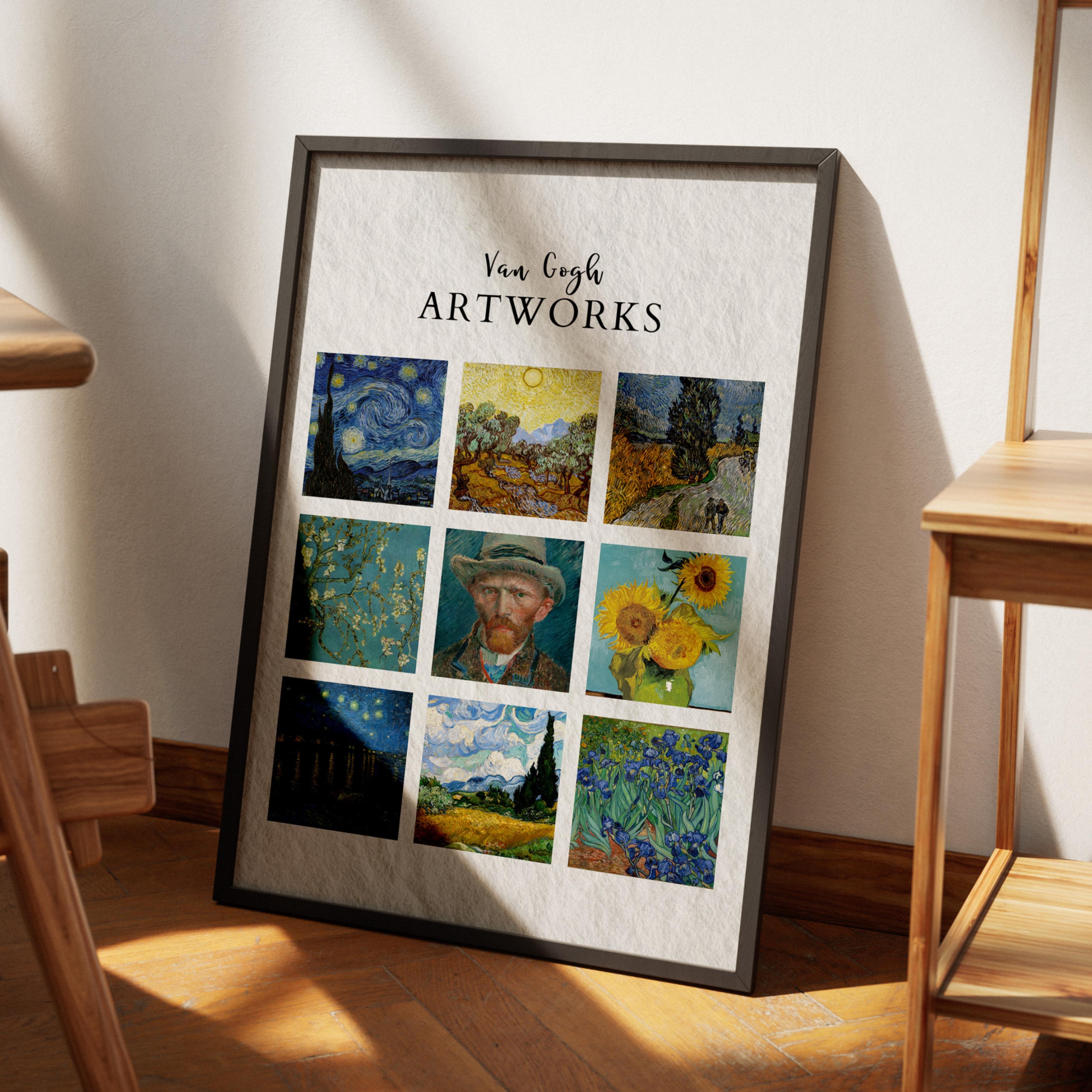 Vincent van Gogh Artworks Poster