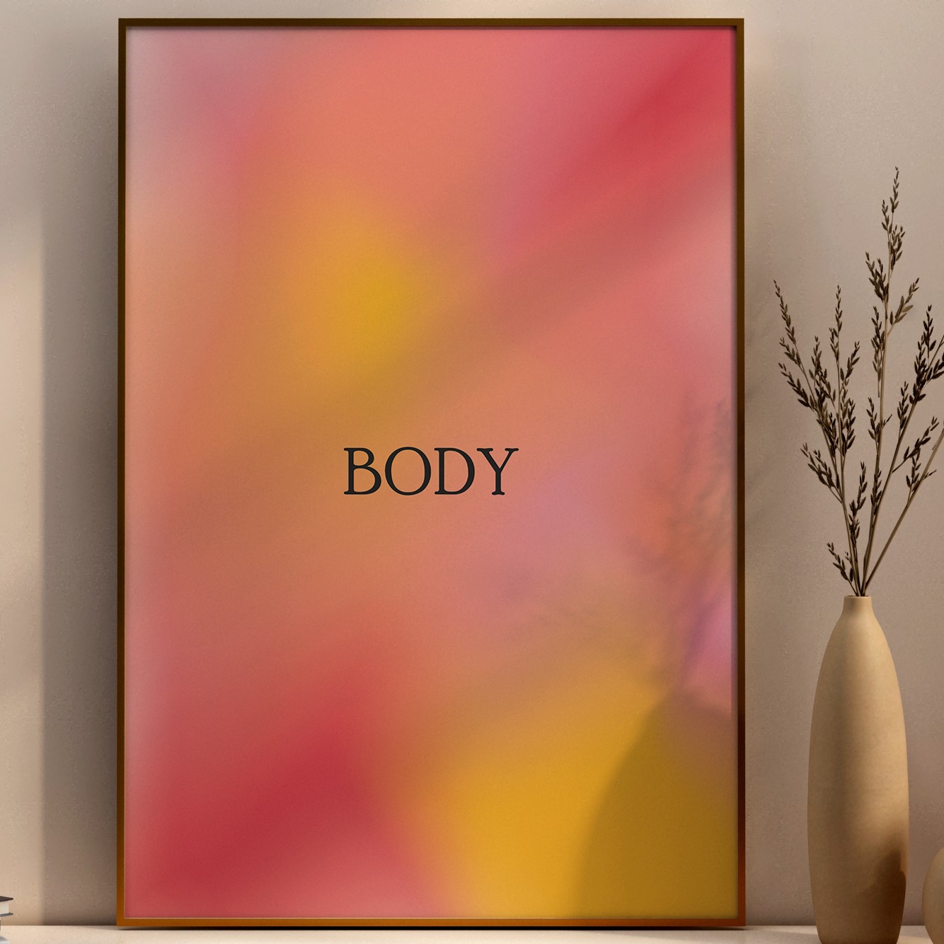 MIND - BODY - SOUL Üçlü Poster Seti