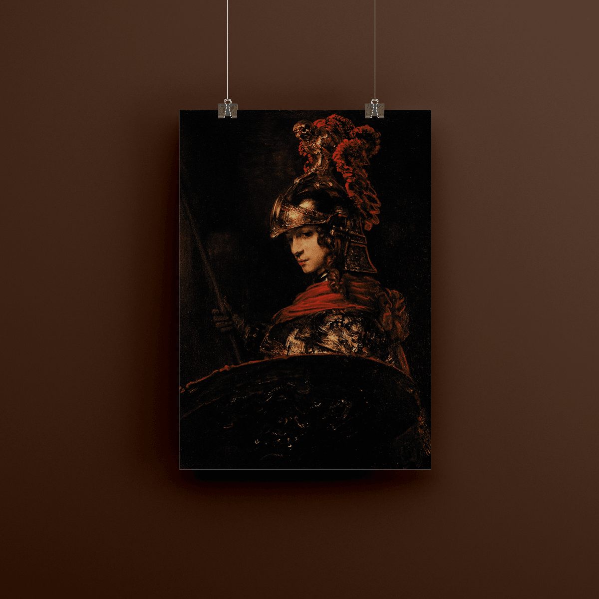 Pallas Athena Poster (Pallas Athene) - Rembrandt van Rijn