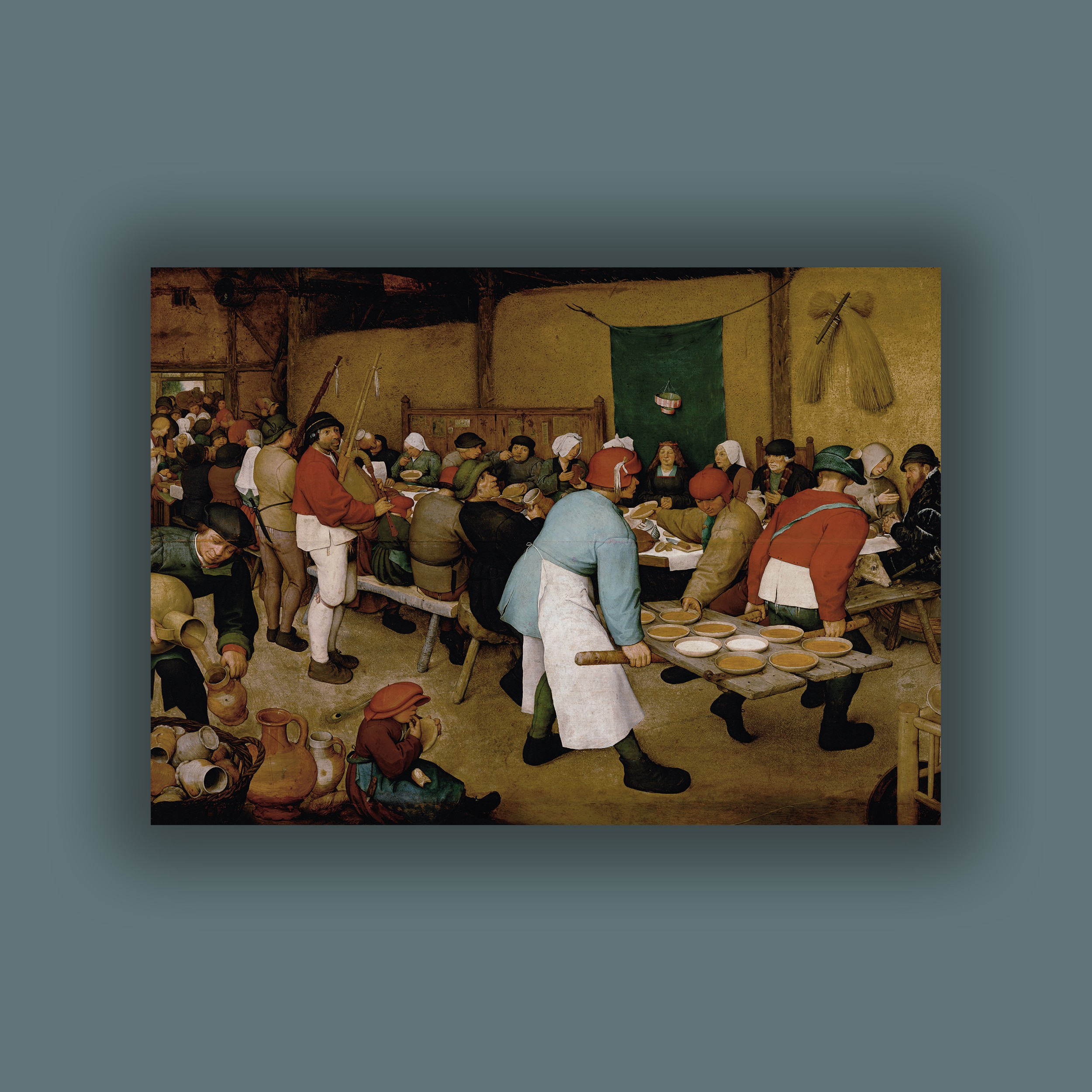 Pieter Brueghel - Köy Düğünü Poster