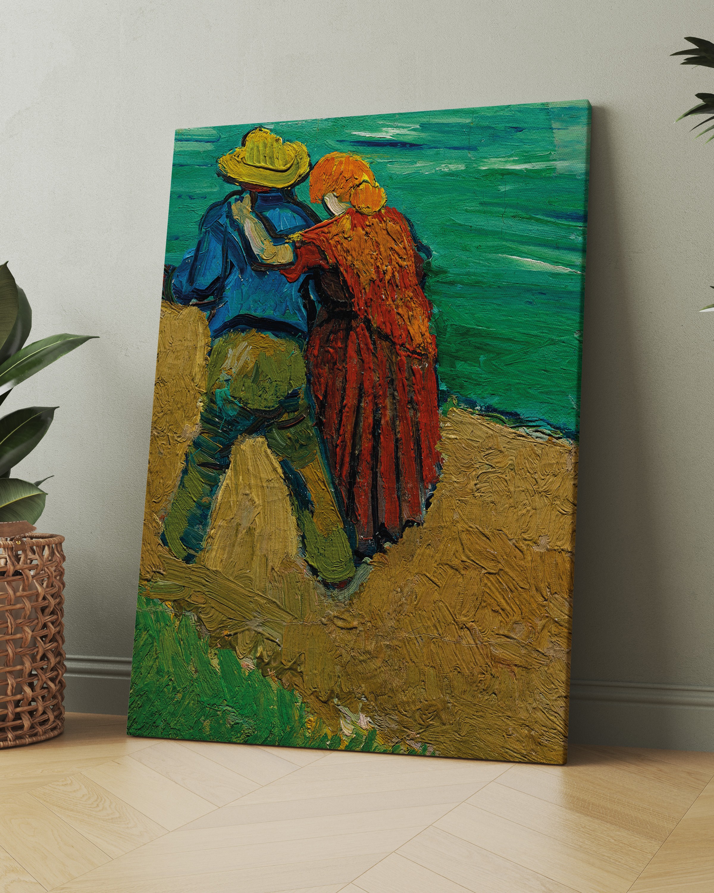 Vincent van Gogh - İki Aşık Kanvas Tablo