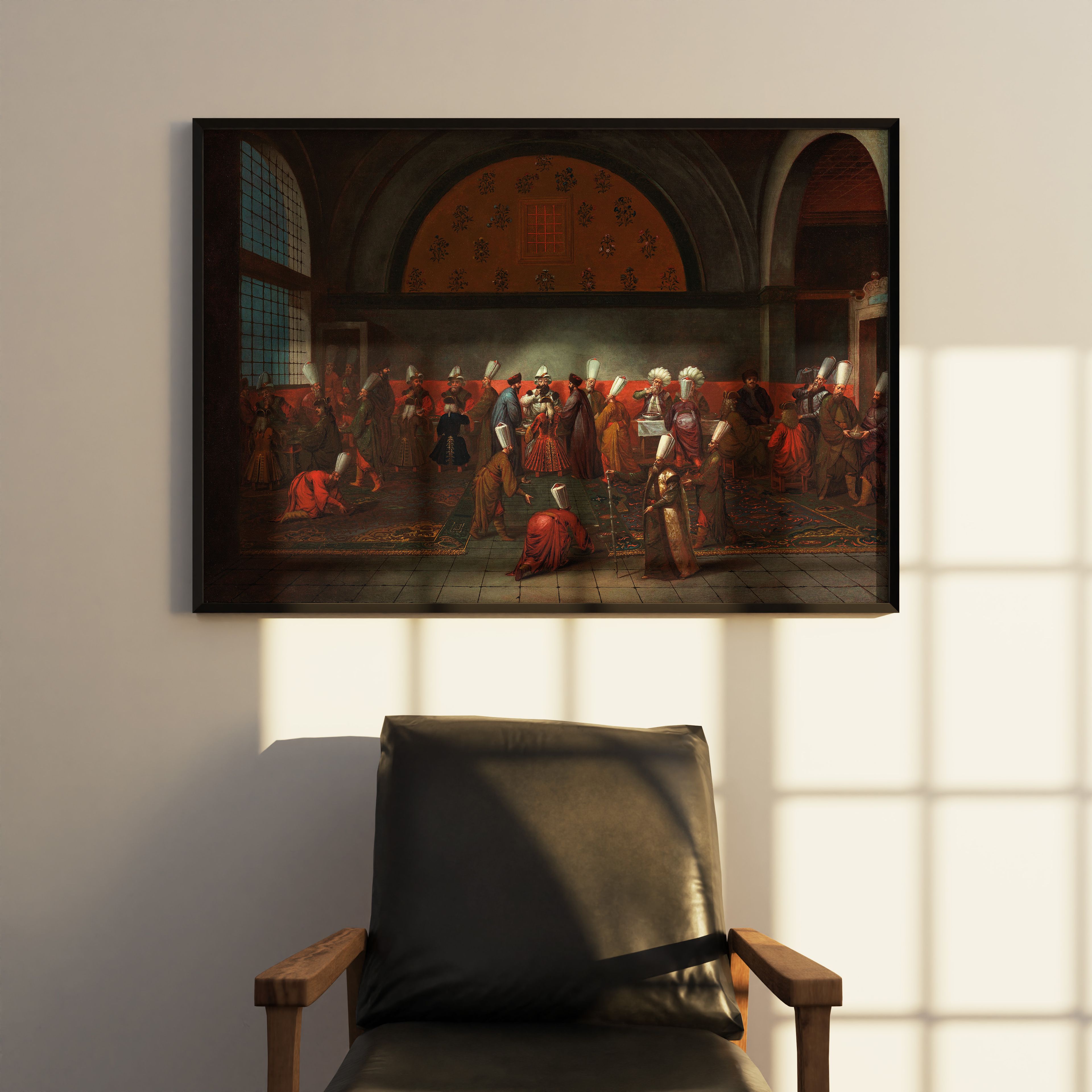 Jean Baptiste Vanmour - Büyükelçi Onuruna Verilen Ziyafet Poster