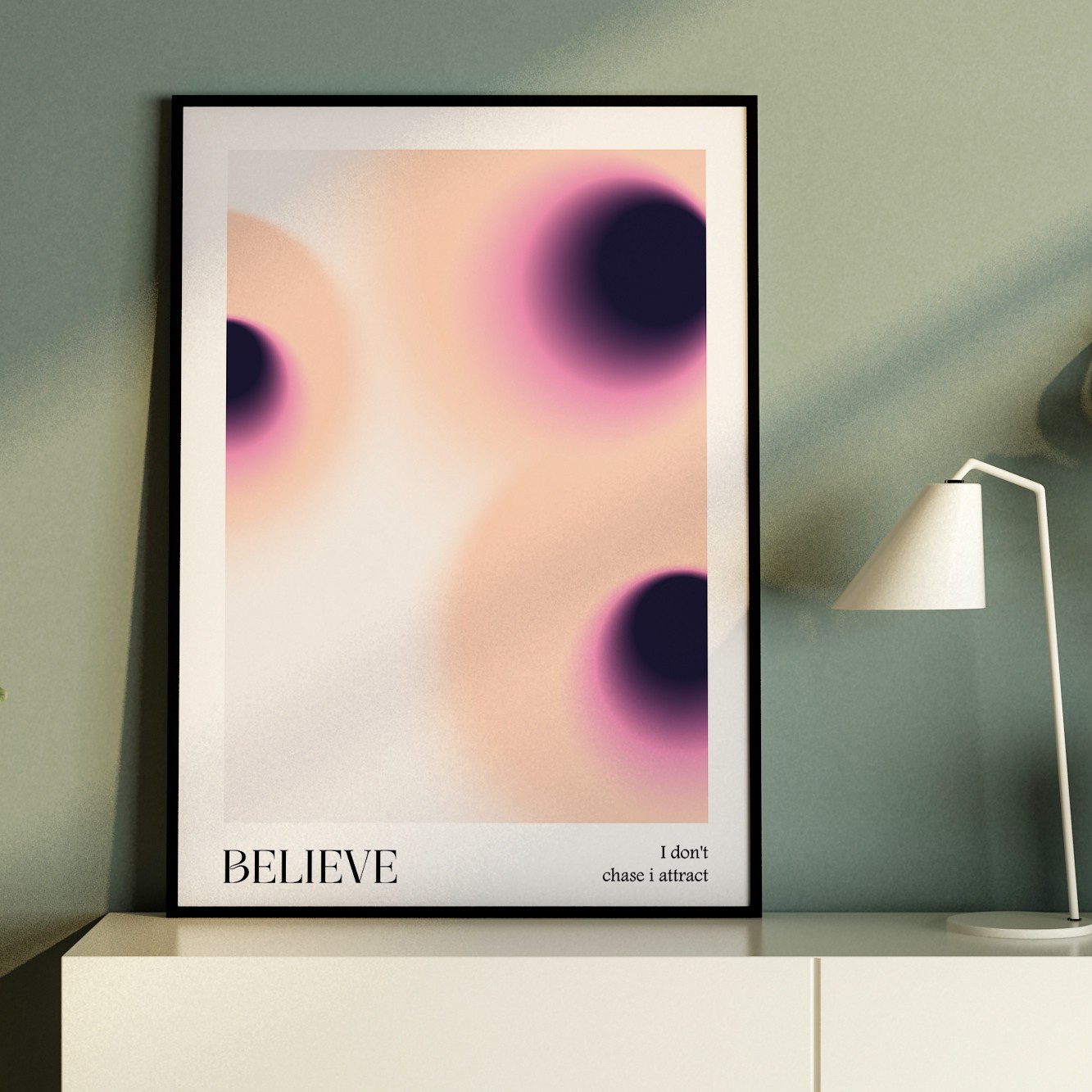 Believe Minimalist Poster