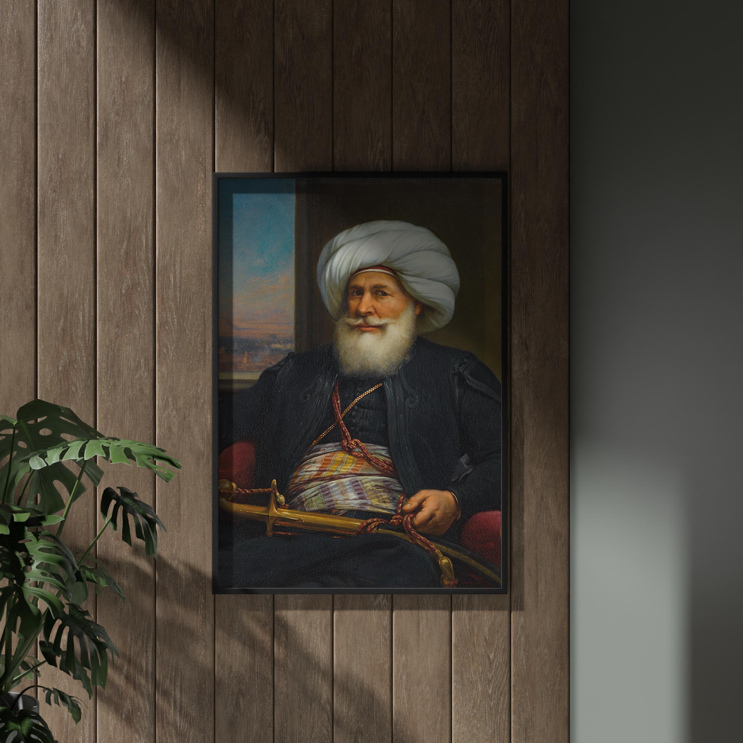 Auguste Couder - Kavalalı Mehmed Ali Paşa Poster