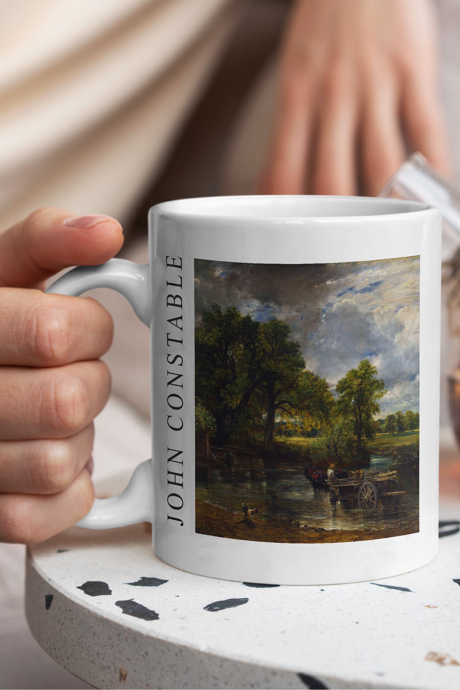 John Constable - Saman Arabası Kupa Bardak
