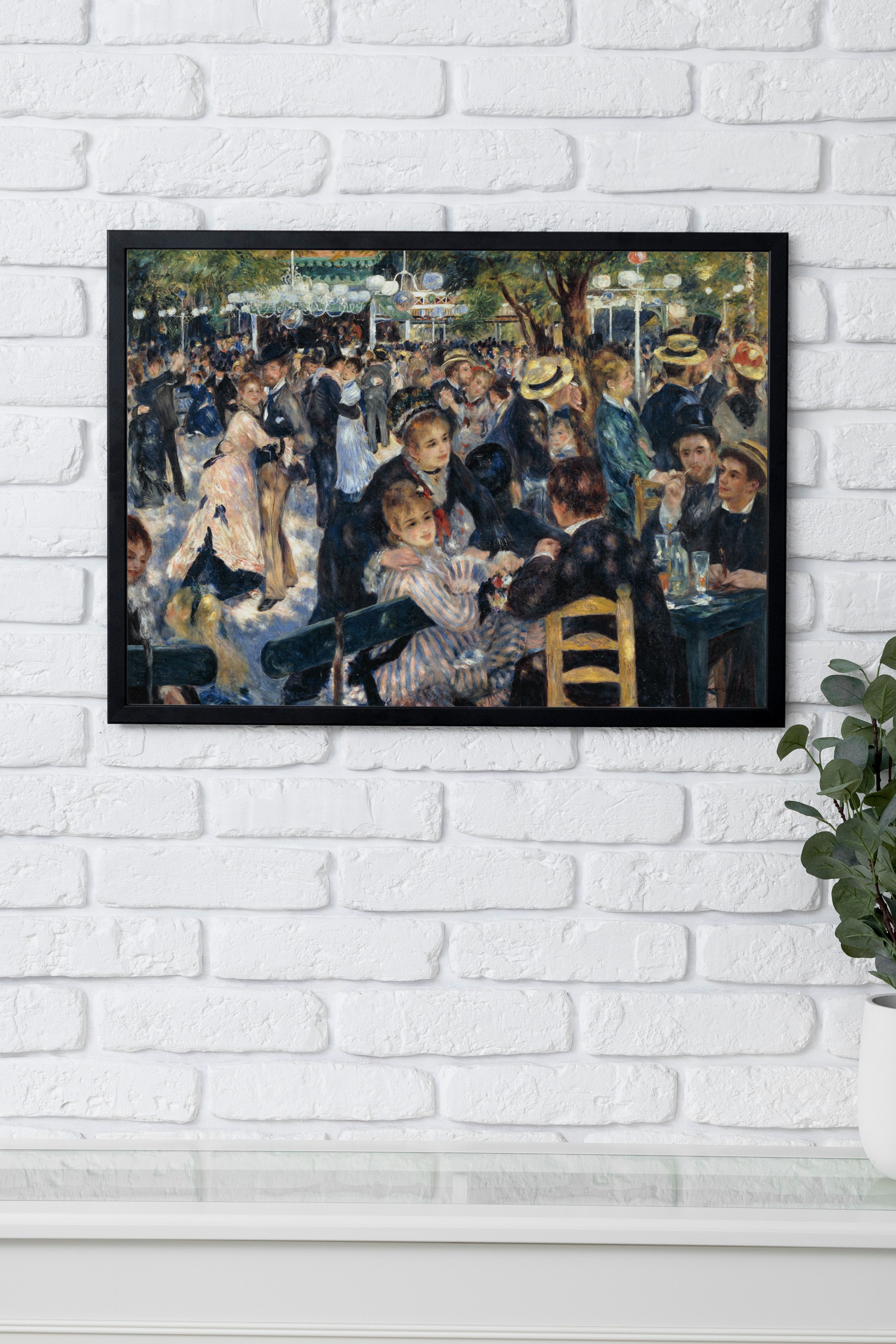 Pierre Auguste Renoir - Le Moulin de La Gallette’de Dans Poster