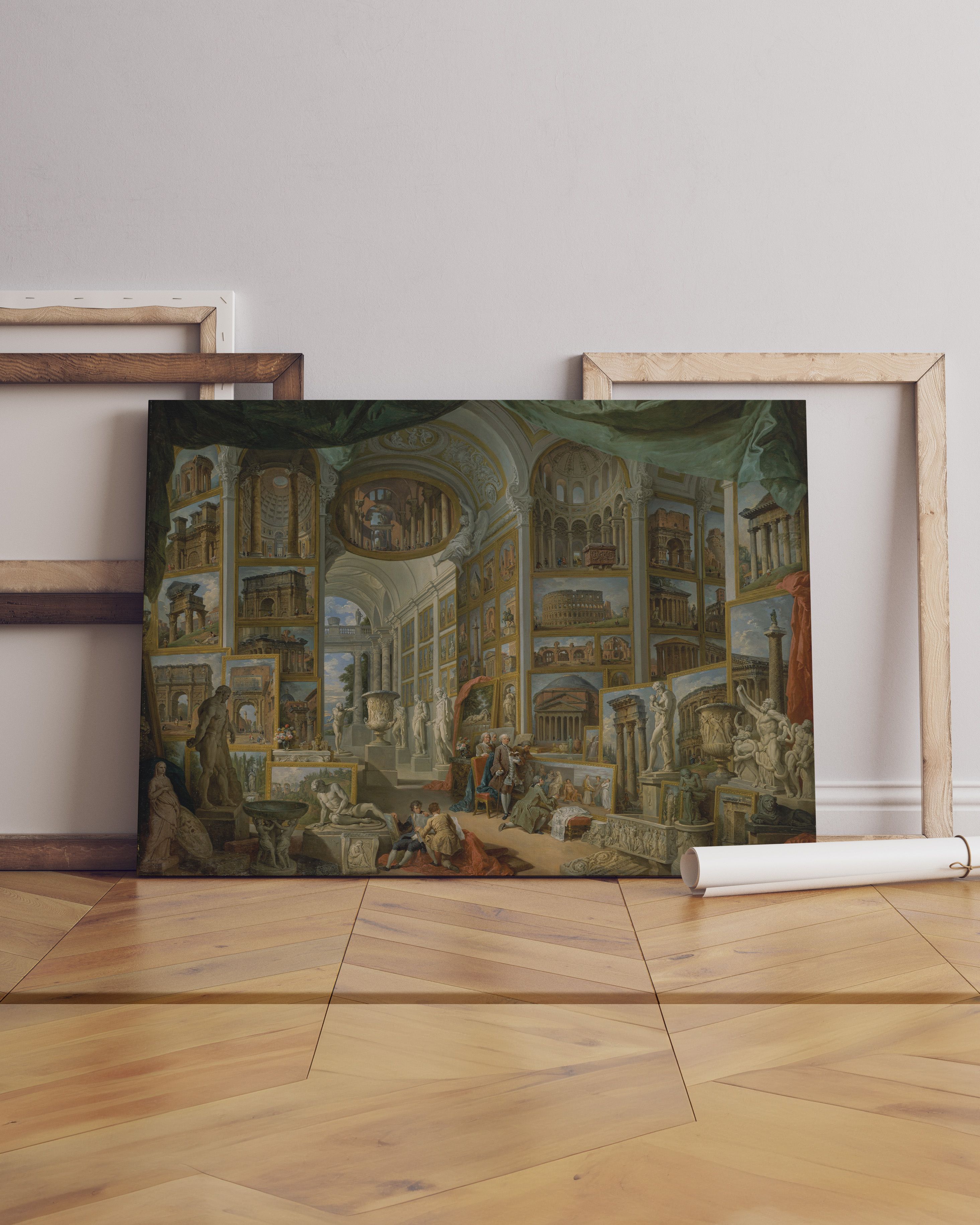 Giovanni Paolo Panini - Antik Roma Kanvas Tablo