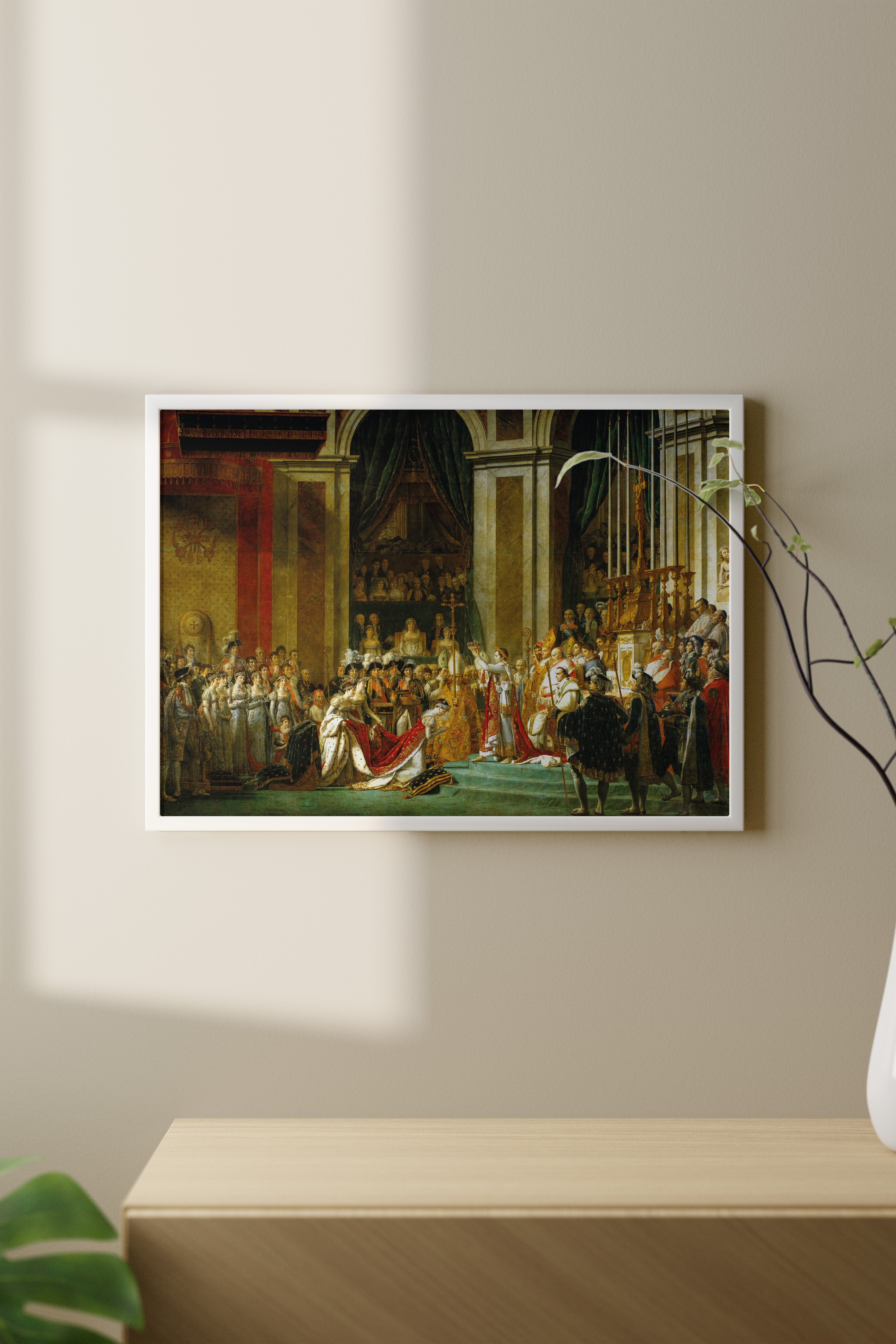 Jacques Louis David - Napolyon'un Taç Giyme Töreni Poster