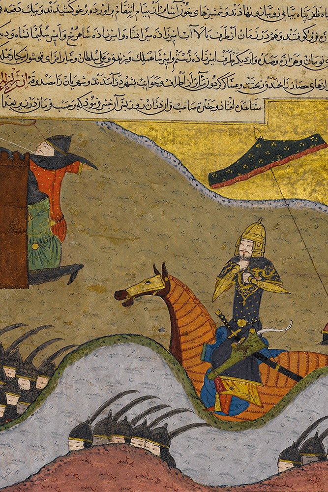 Zafername - Timur'un Bağdat'ı Fethi Minyatür Poster