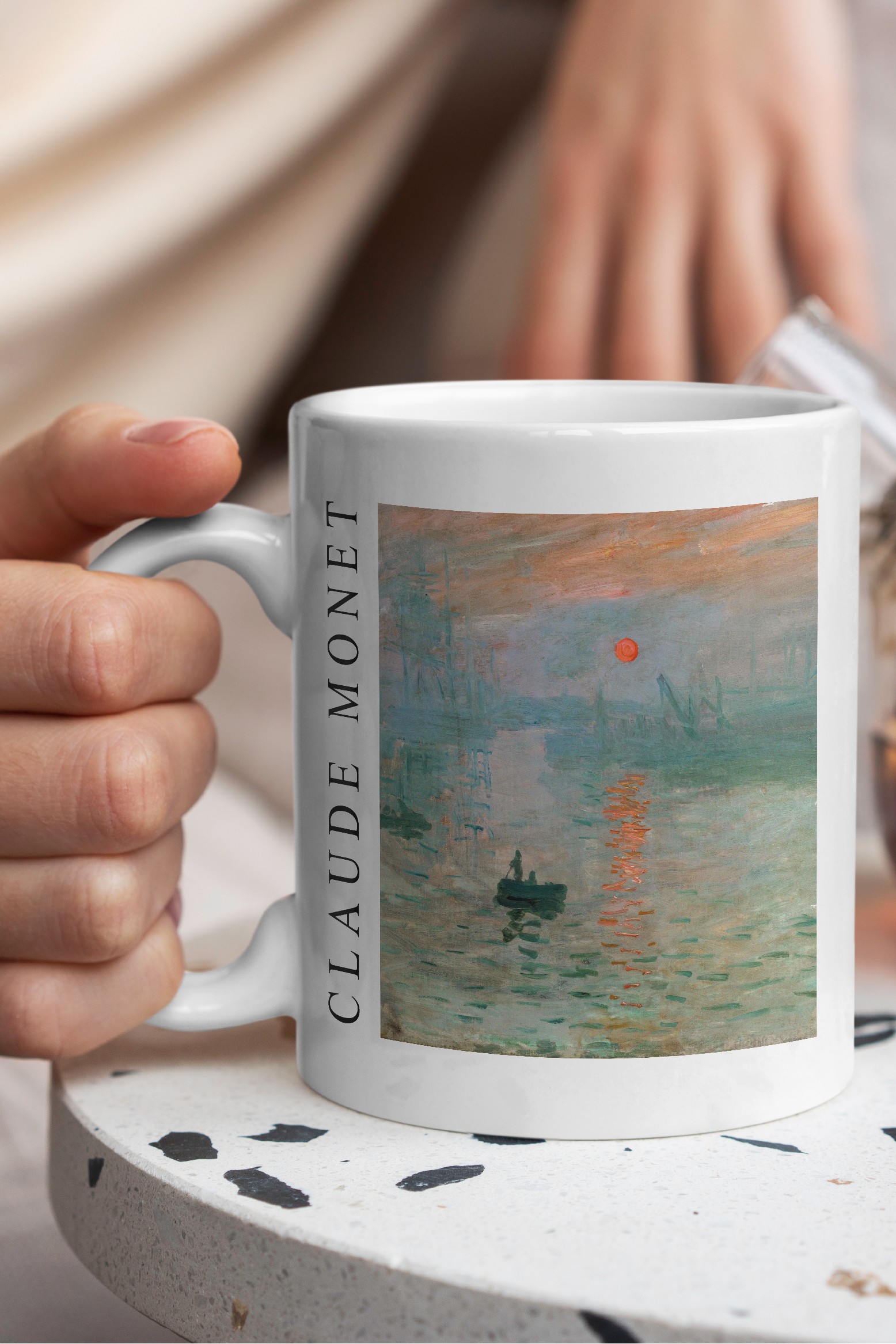 Claude Monet - İzlenim, Gün Doğumu Kupa Bardak