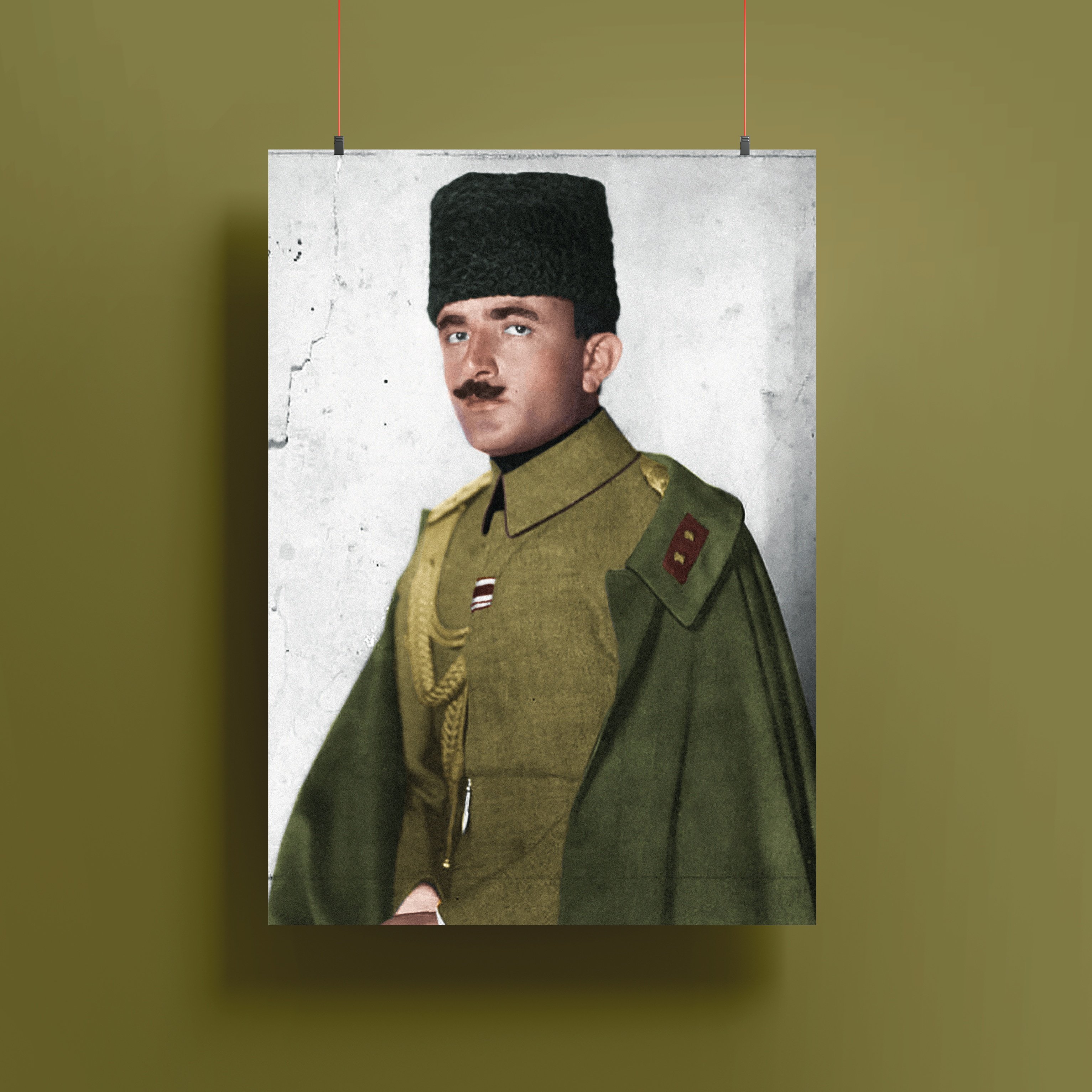 Enver Paşa Renklendirme Poster - 2