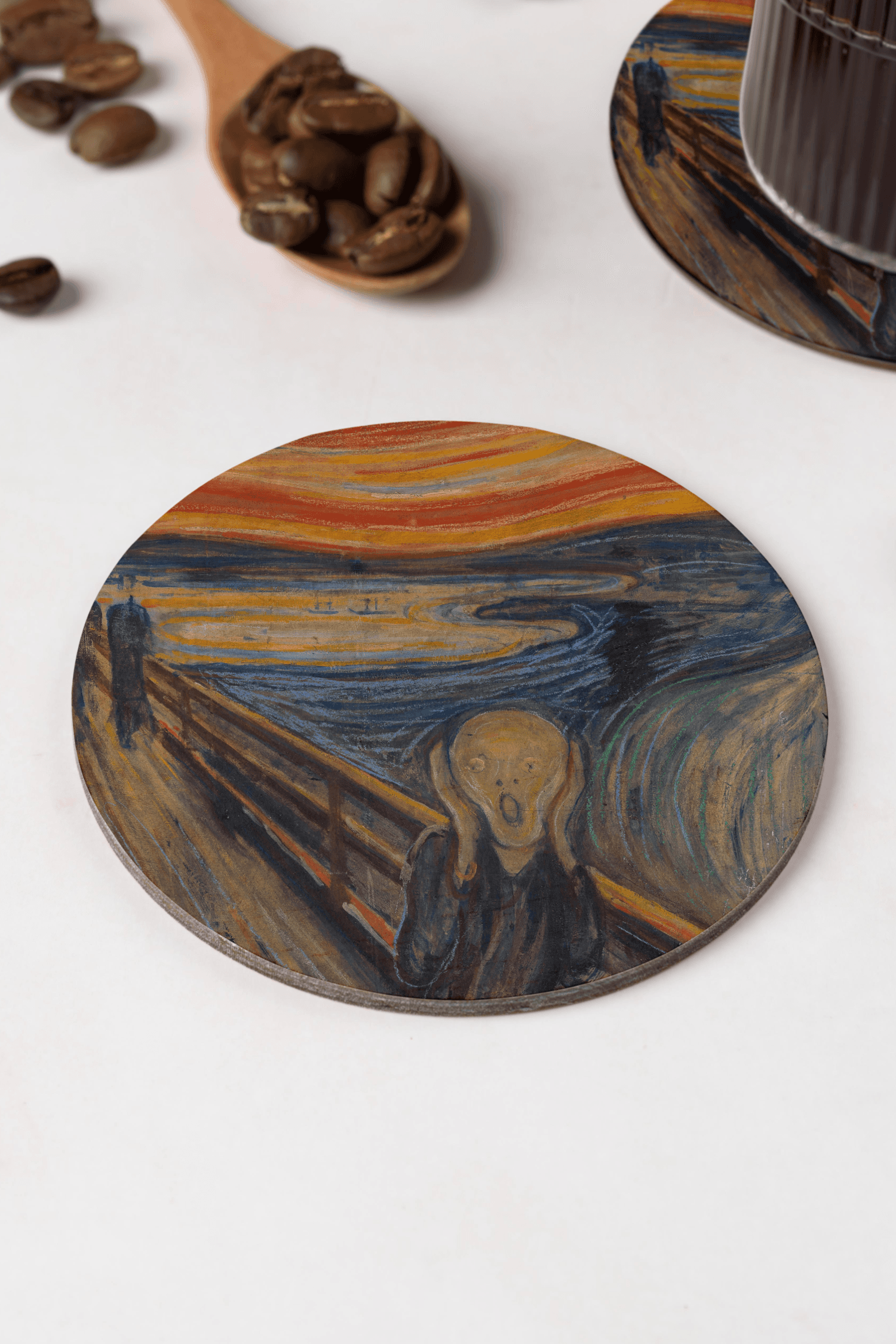 Edvard Munch - Çığlık Bardak Altlığı