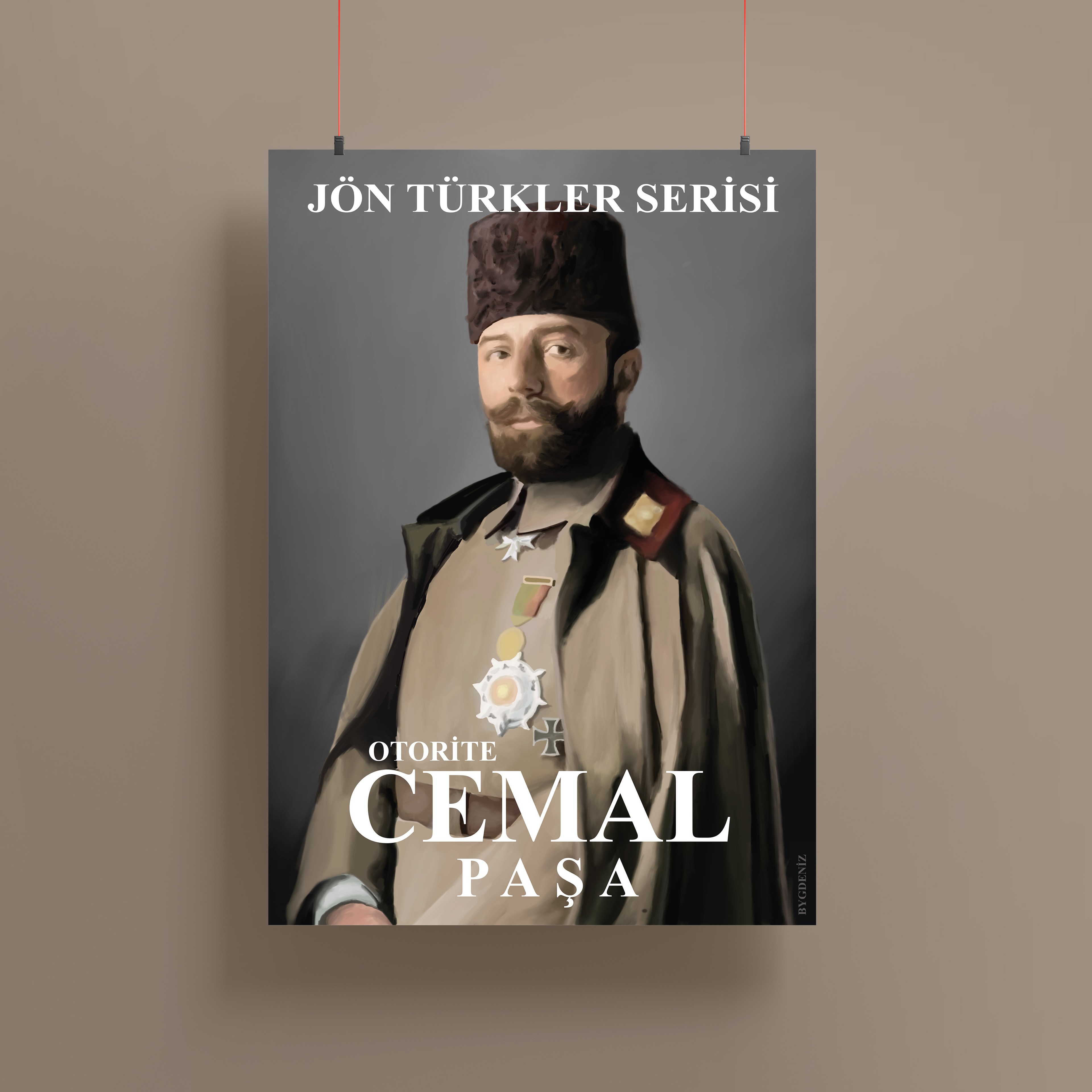 Cemal Paşa Özel Tasarım Poster (Jeunes Turcs Series)