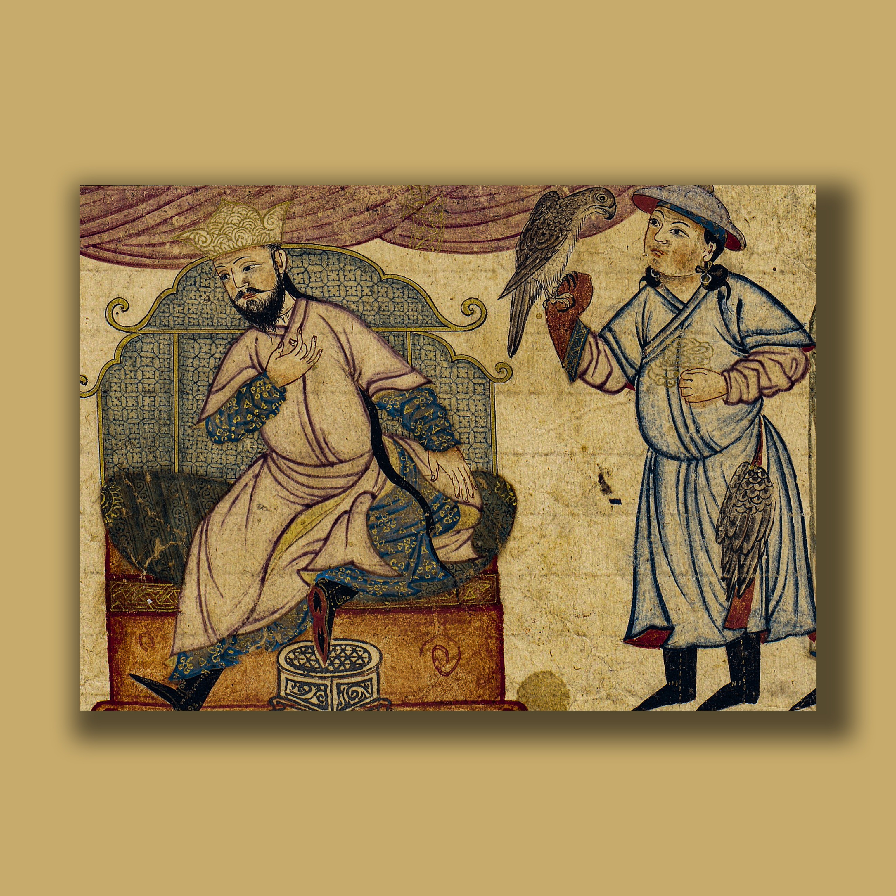 Sultan Muhammed Tapar Minyatür Poster