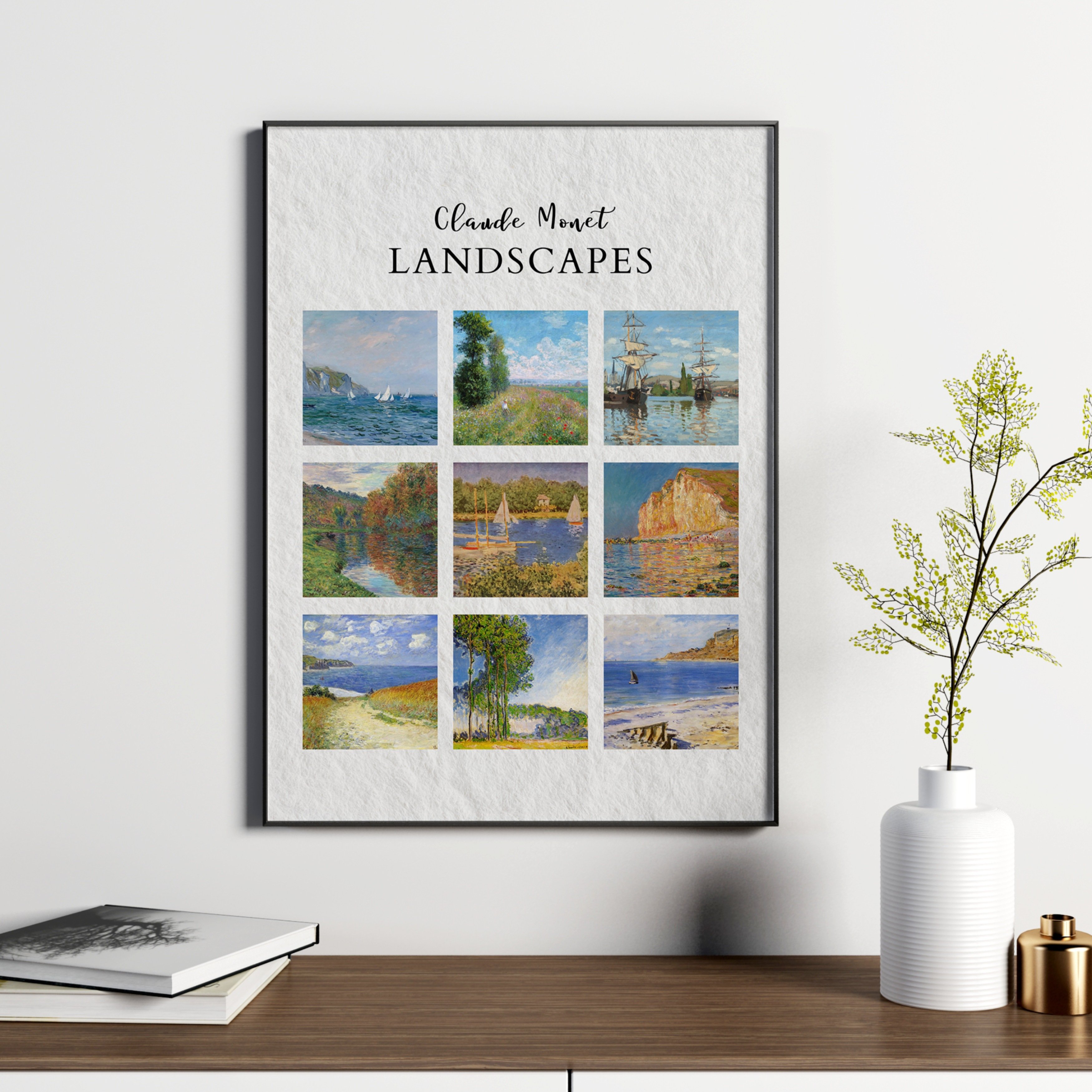 Monet'in Manzaraları Poster