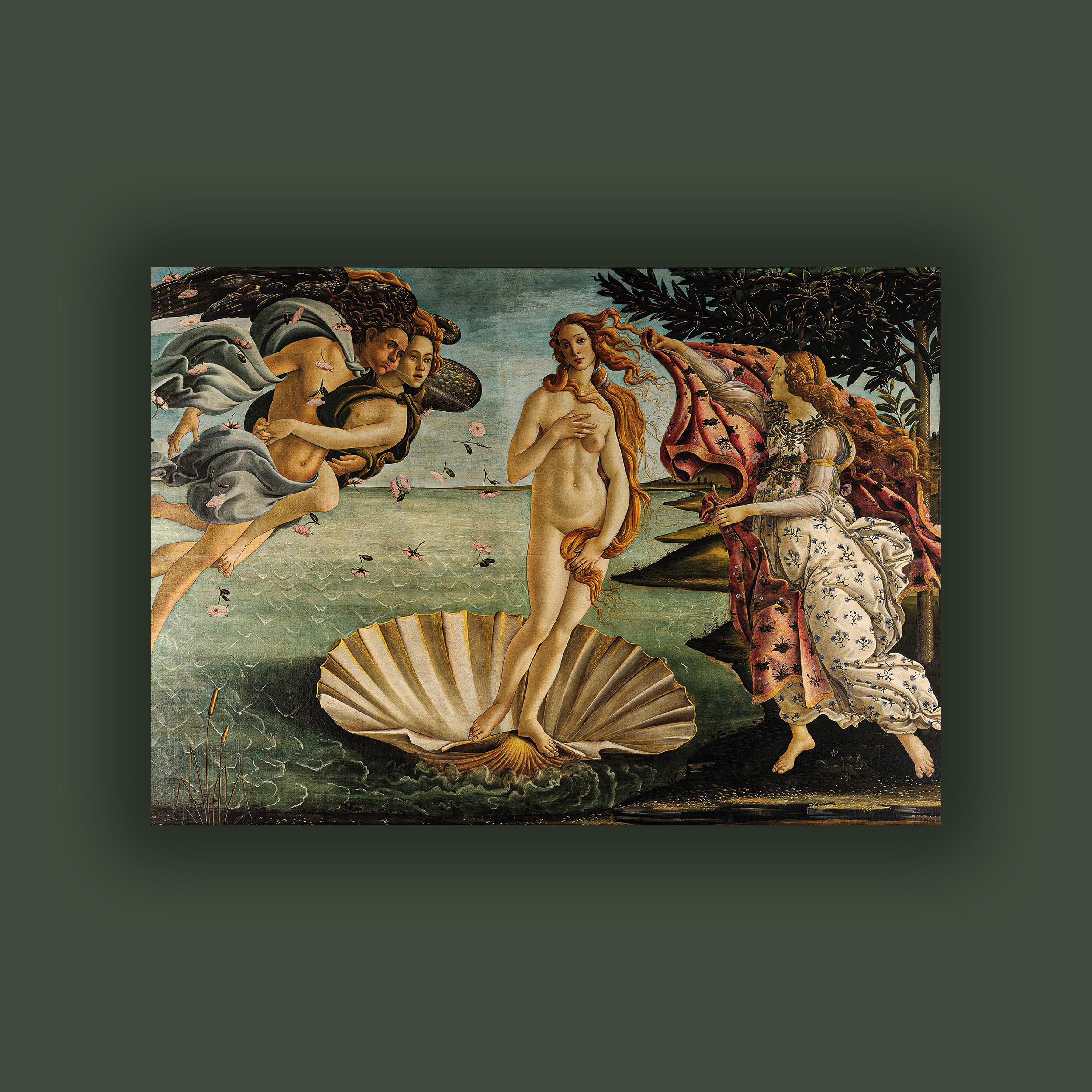Venüs'ün Doğuşu  Poster (The Birth of Venus) - Alessandro Botticelli