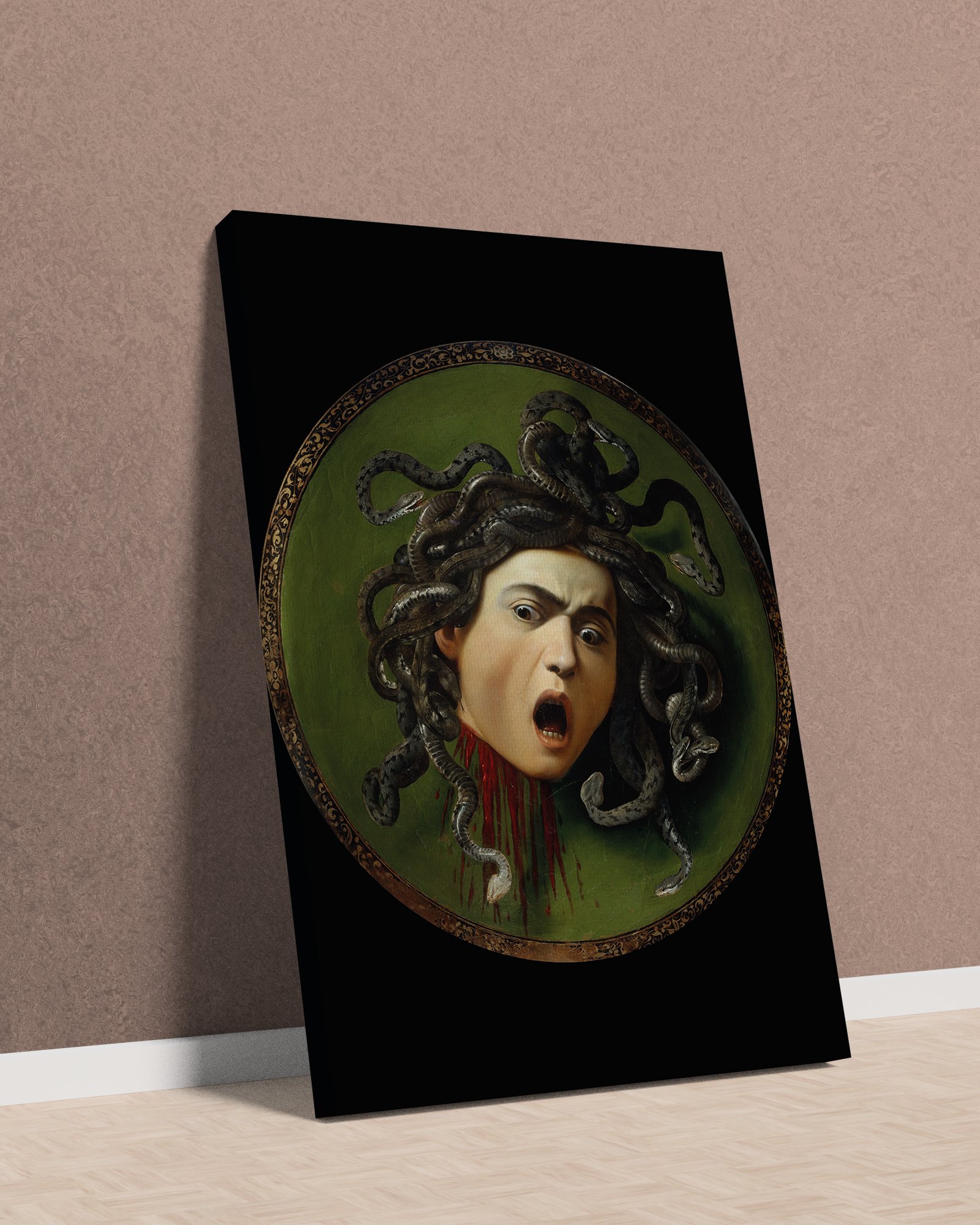 Caravaggio - Medusa Kanvas Tablo