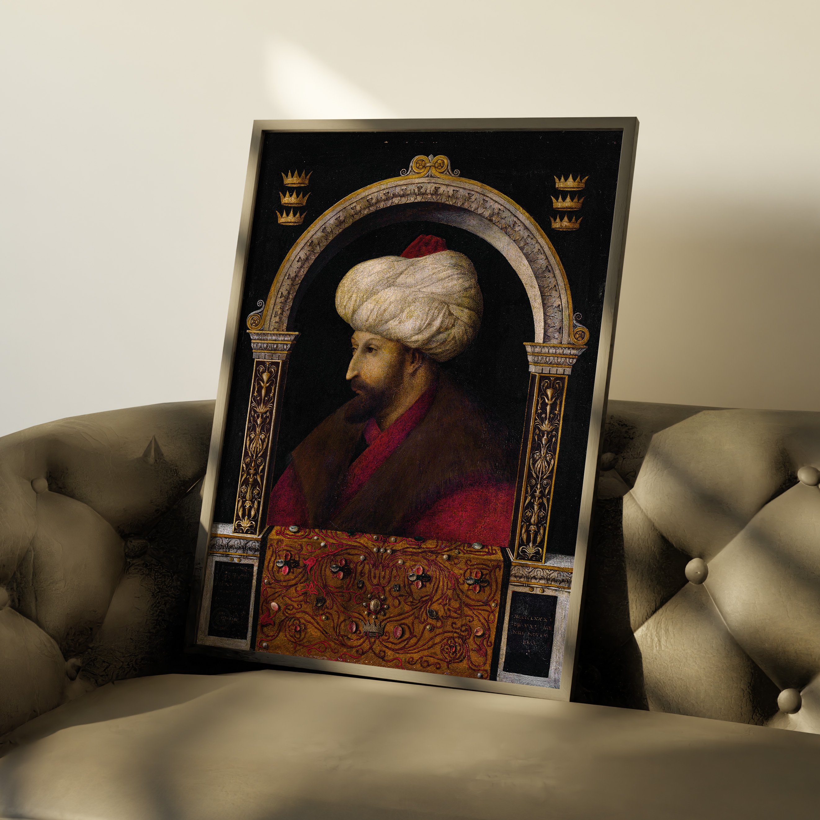 Fatih Sultan Mehmed Portresi Poster - Gentile Bellini (1480)