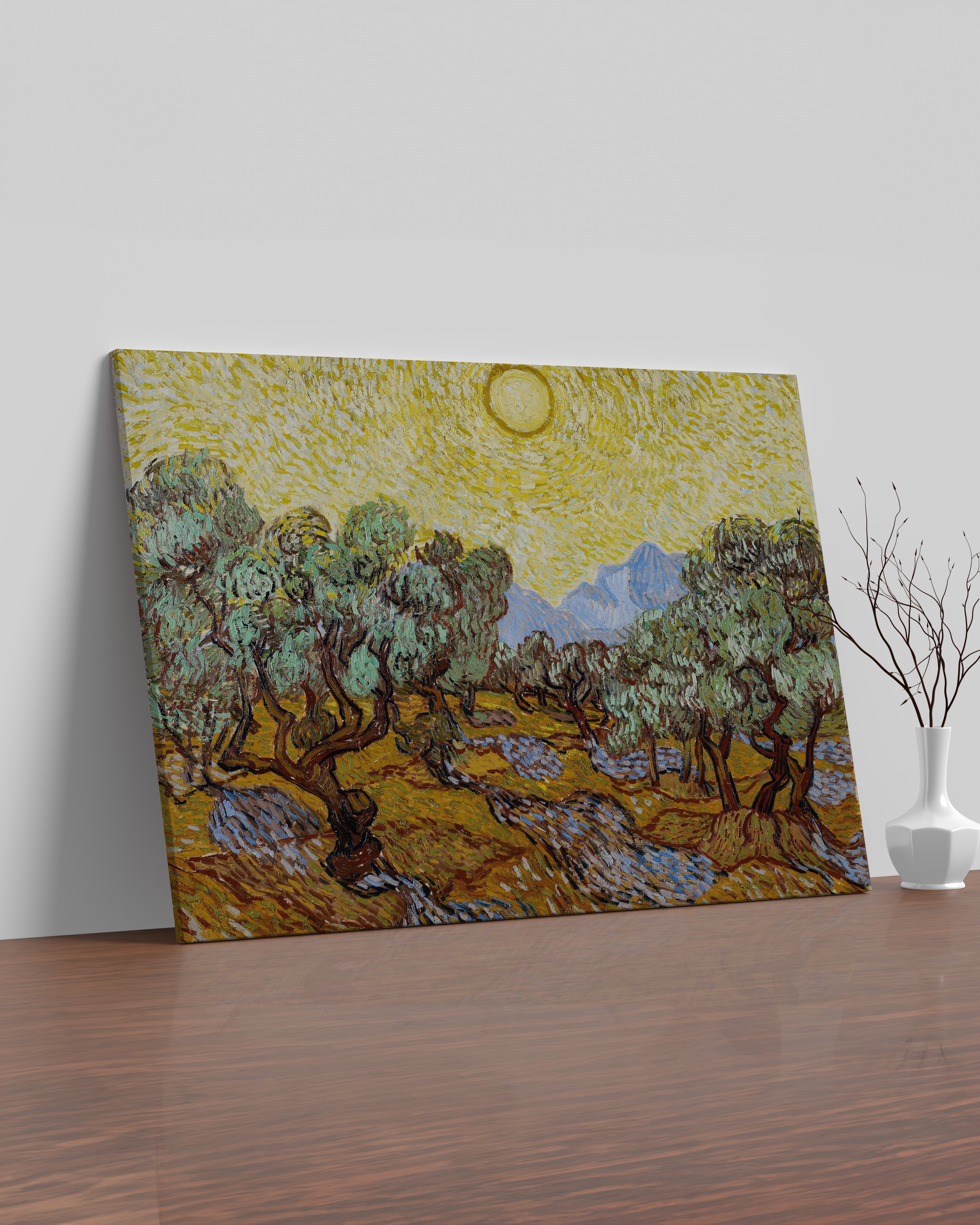 Vincent van Gogh - Zeytin Ağaçları Kanvas Tablo