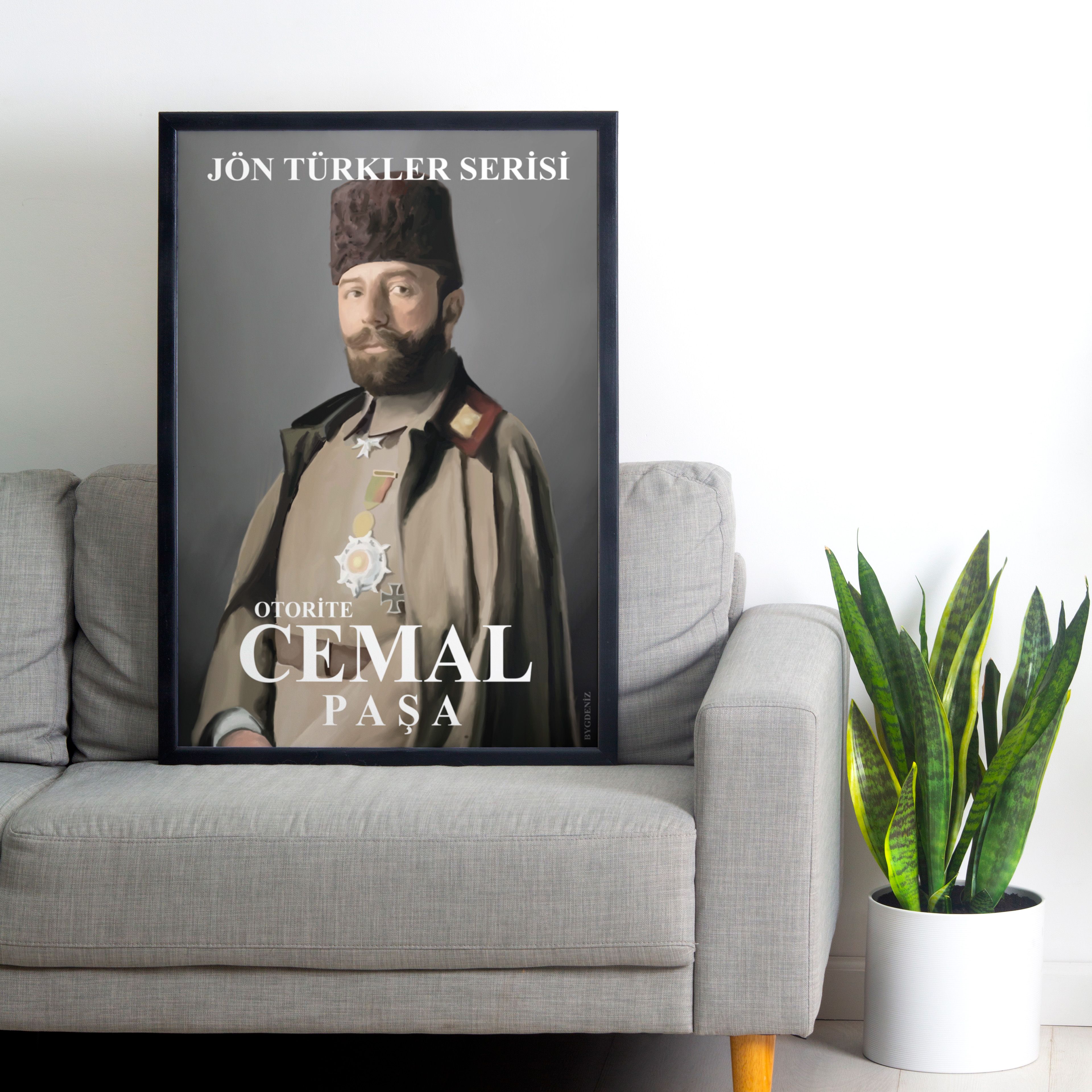 Cemal Paşa Özel Tasarım Poster (Jeunes Turcs Series)