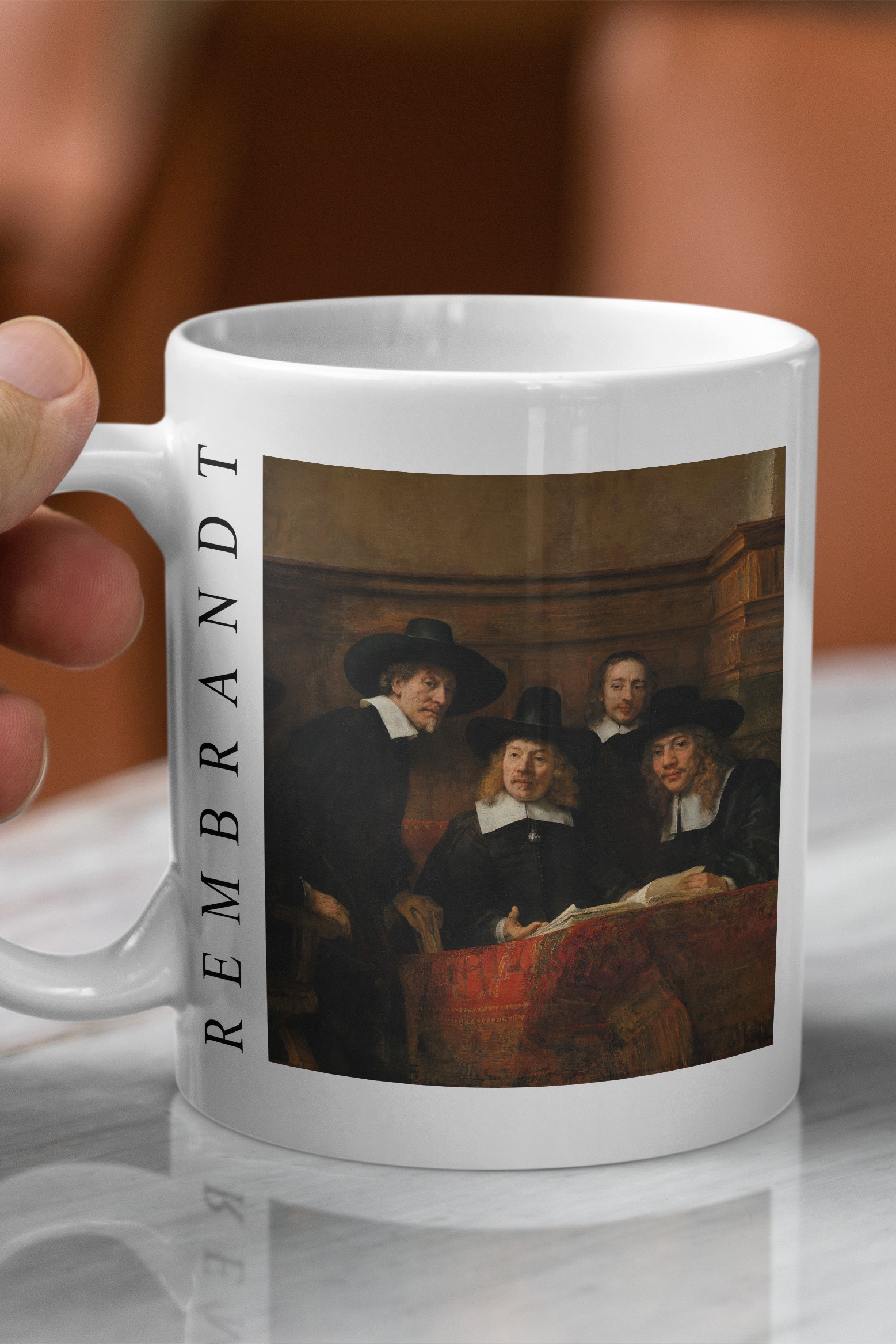 Rembrandt - Kumaşçılar Loncası’nın Memurları (Müşavirler) Kupa Bardak