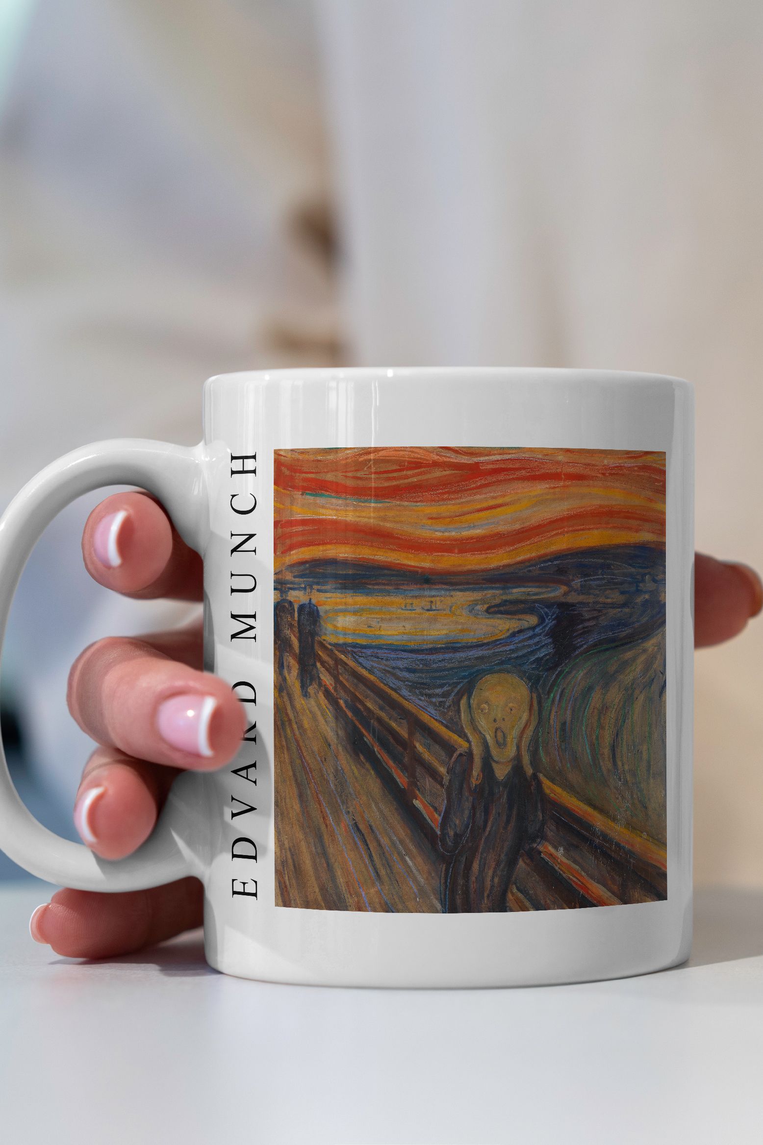 Edvard Munch - Çığlık Kupa Bardak