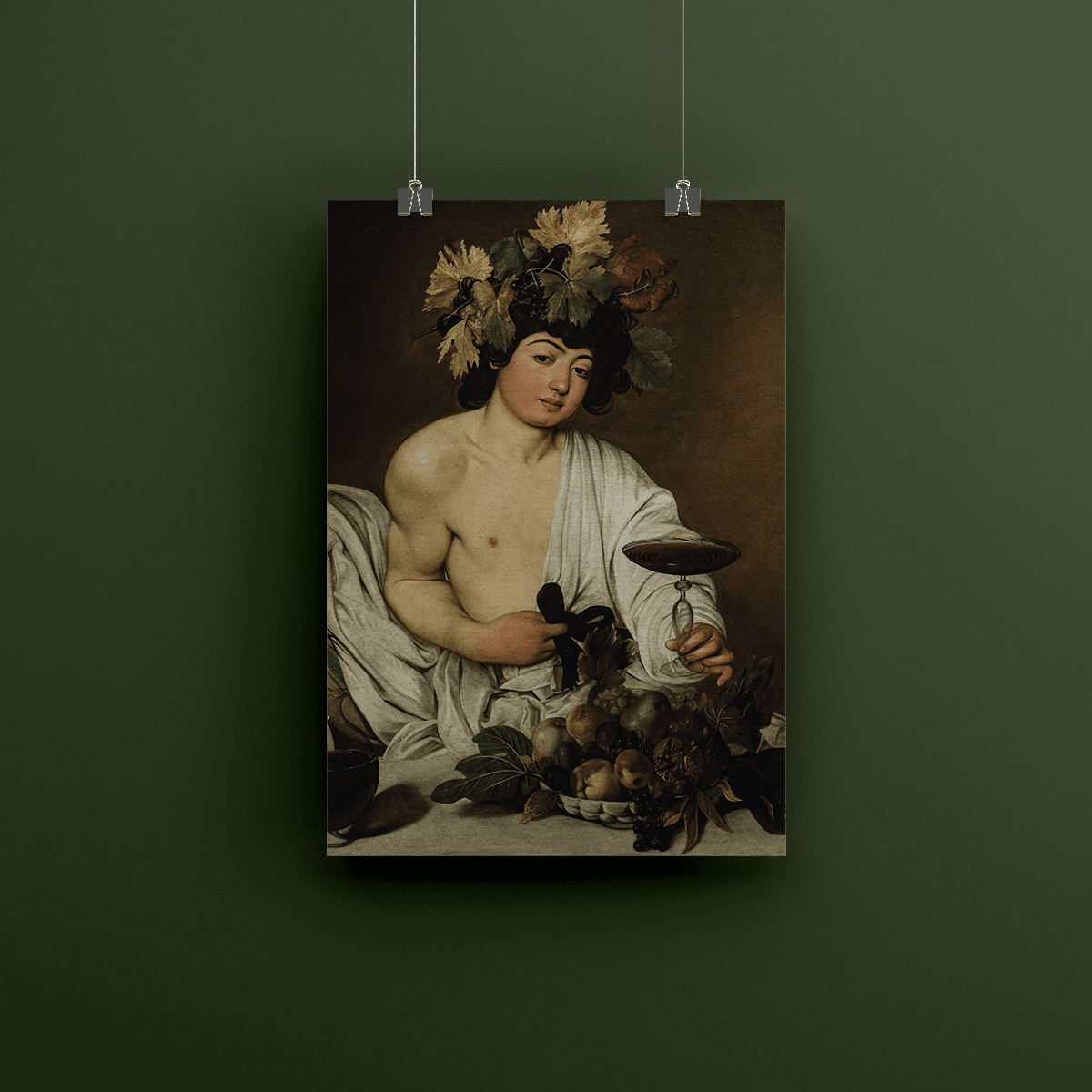 Caravaggio - Bacchus Poster