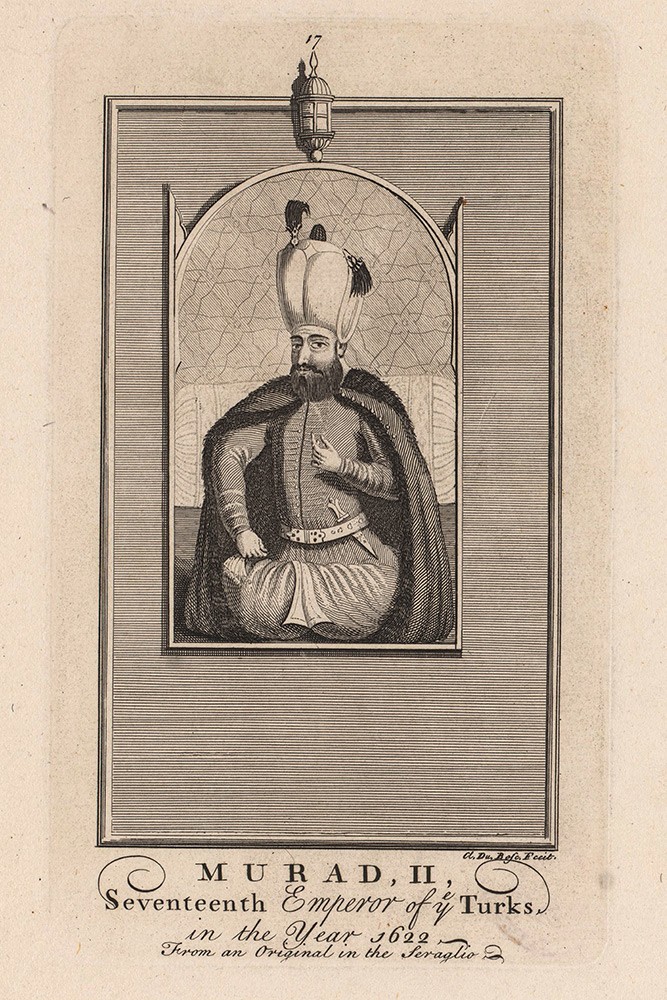 Sultan II. Murad Gravür Poster