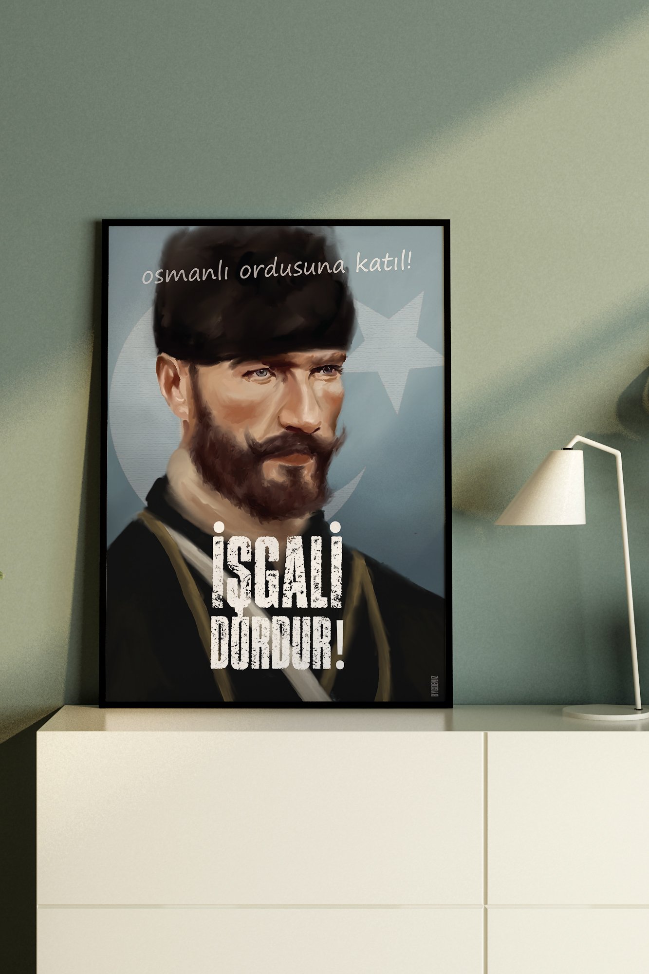 Binbaşı Mustafa Kemal - Trablusgarp Savaşı Propaganda Posteri