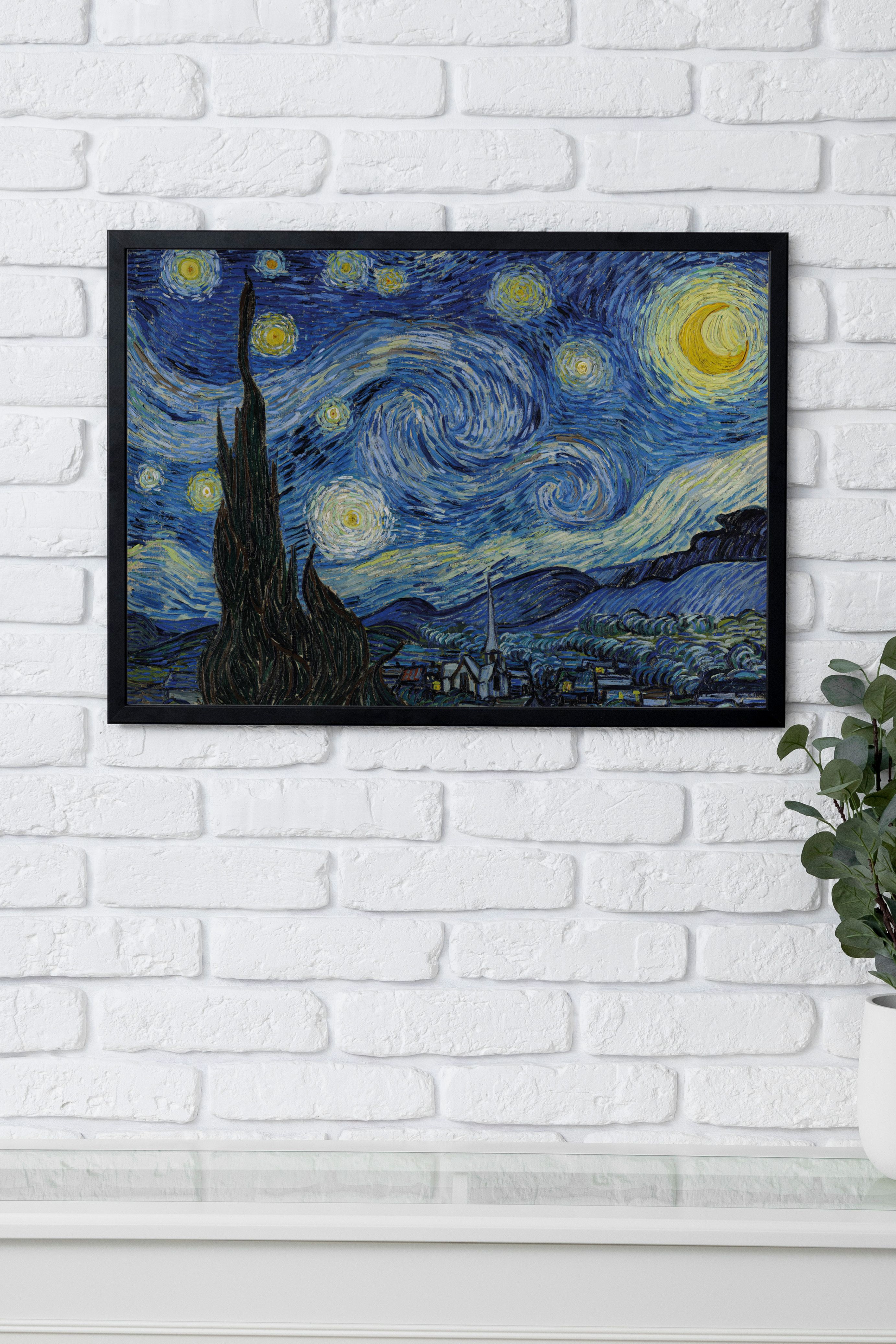 Vincent van Gogh - Yıldızlı Gece Poster (Starry Night)
