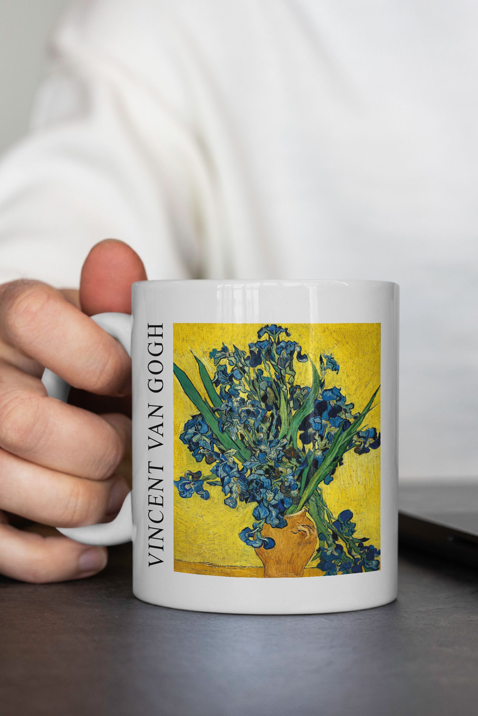 Vincent van Gogh - Süsenler Kupa Bardak