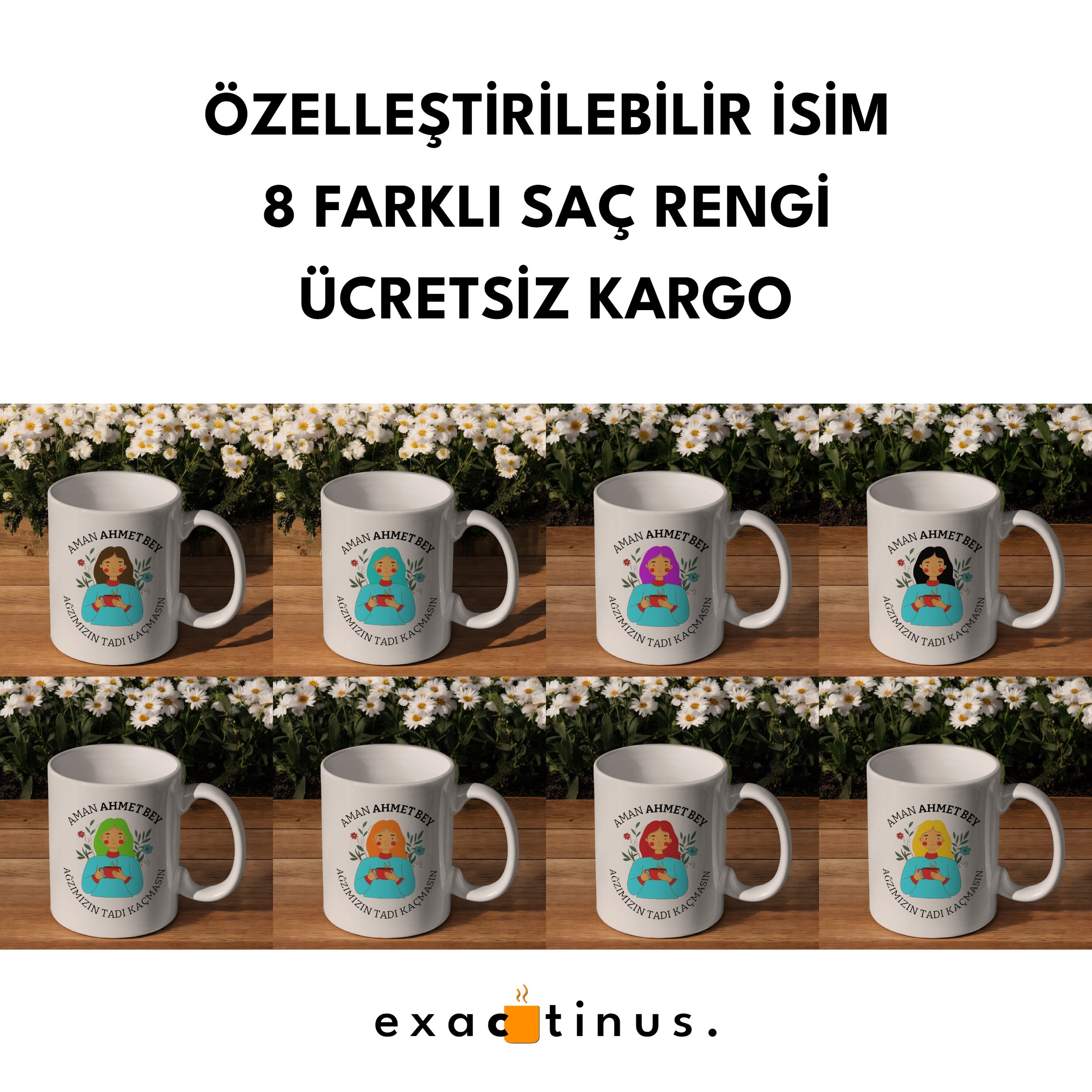 Ağzımızın Tadı Kaçmasın Özel Tasarım Kupa Bardak