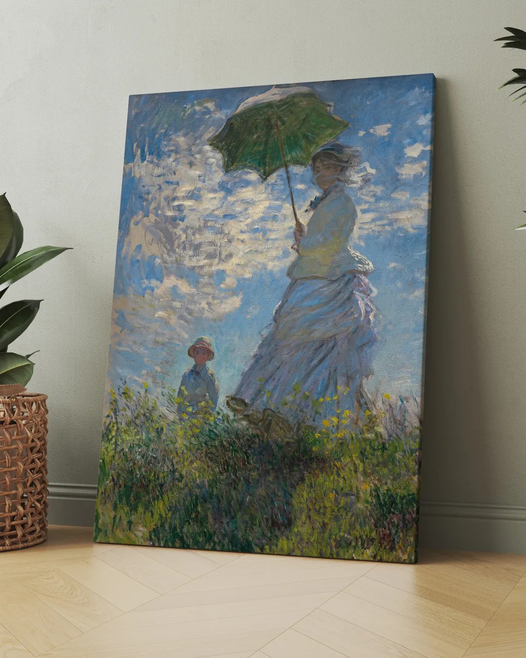 Claude Monet - Gezinti Kanvas Tablo
