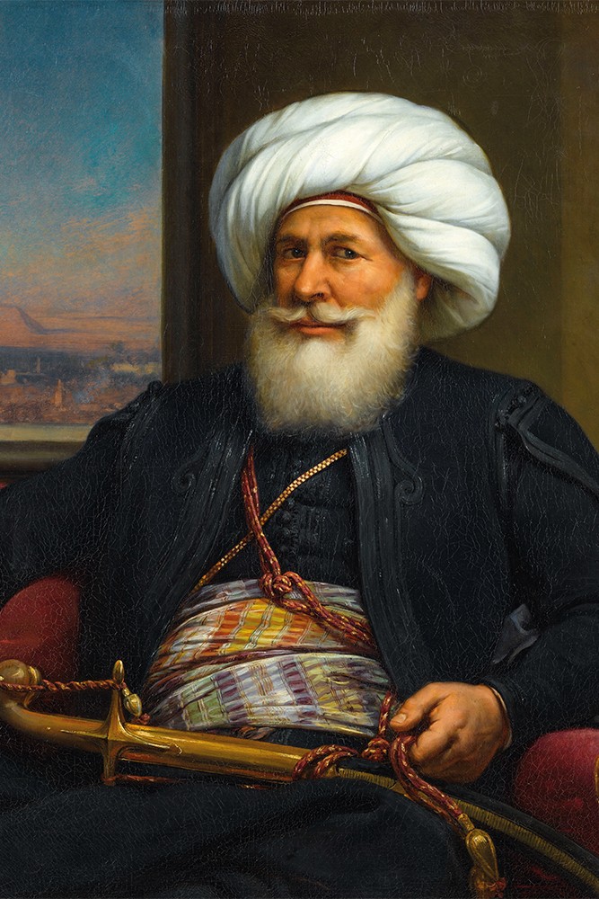 Auguste Couder - Kavalalı Mehmed Ali Paşa Poster