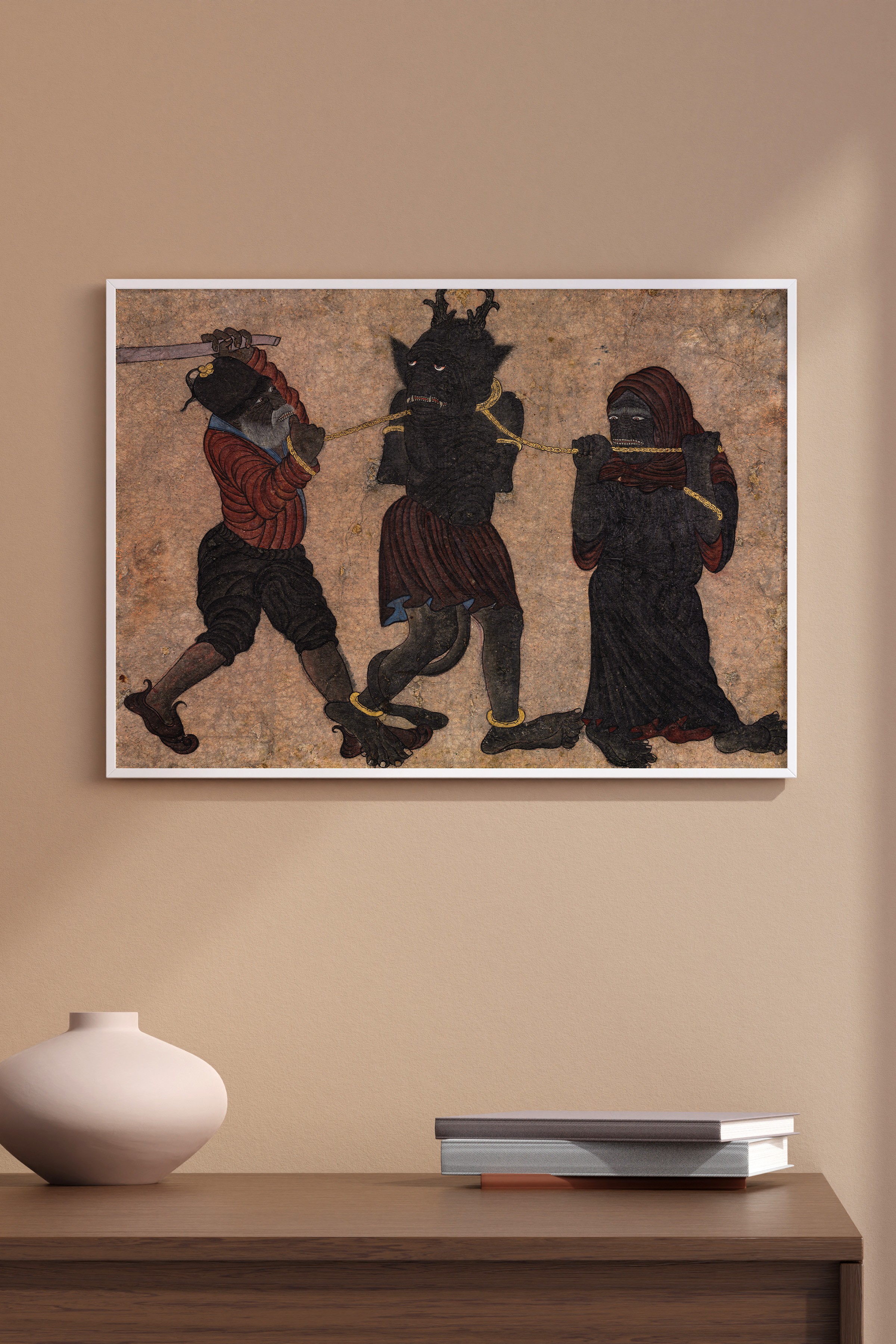 Mehmed Siyahkalem - Üç Grotesk Demon Minyatür Poster