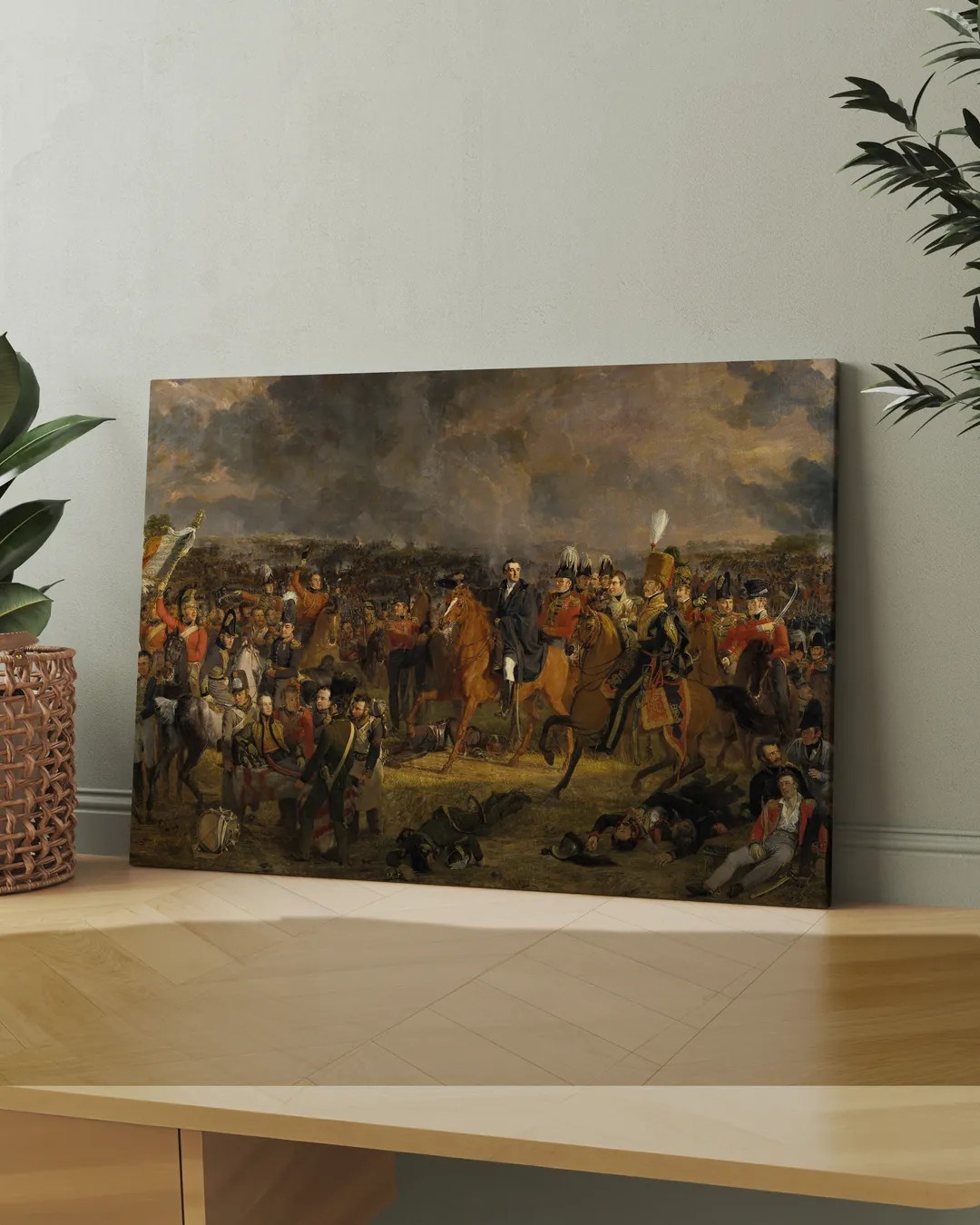 Waterloo Savaşı Kanvas Tablo (The Battle of Waterloo) - Jan Willem Pieneman
