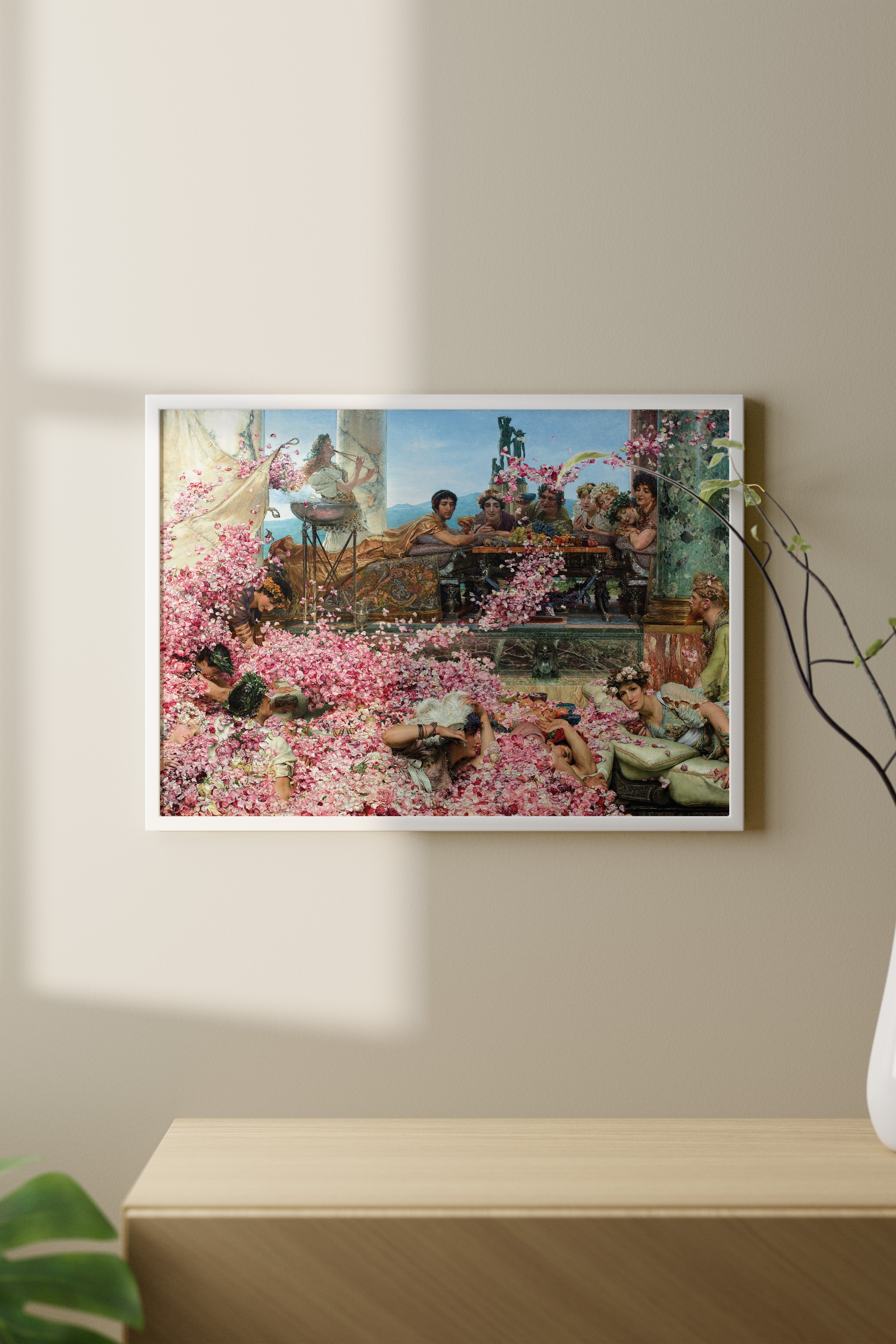 Sir Lawrence Alma Tadema - Elagabalus’un Gülleri Poster