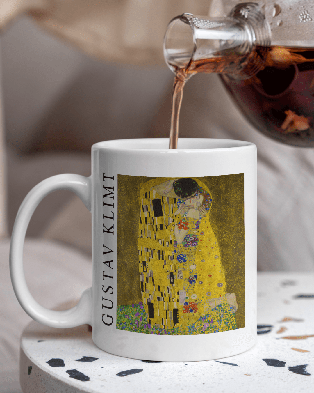 Gustav Klimt - The Kiss (Öpücük) Kupa Bardak