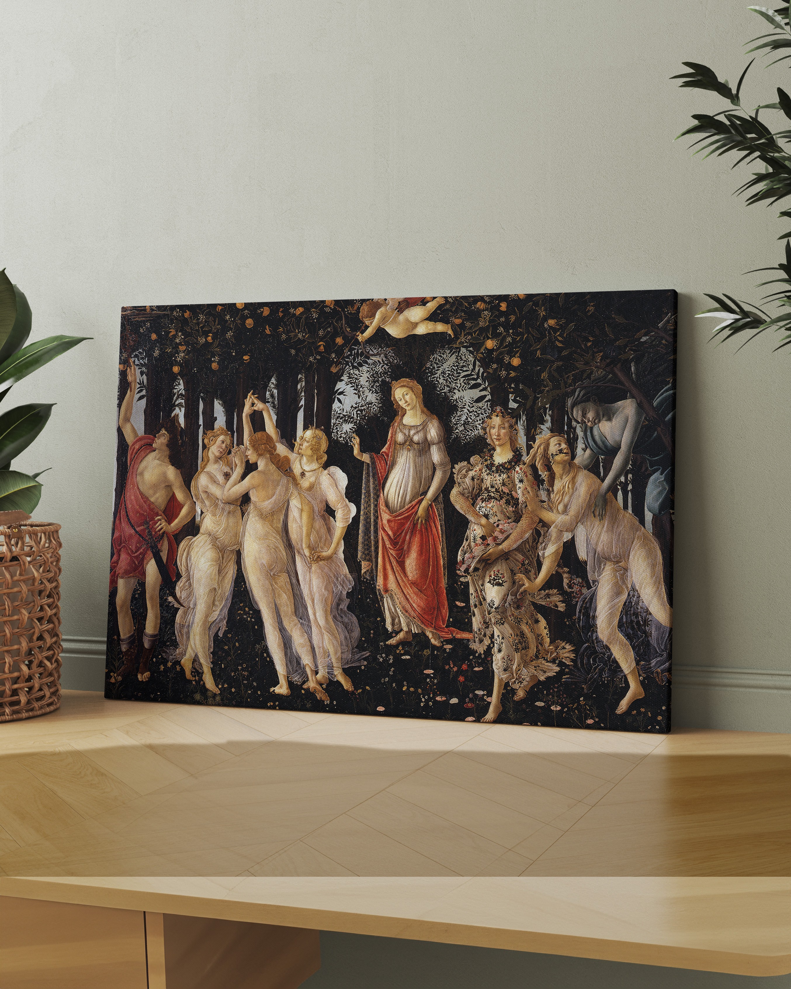 Spring (Primavera) Kanvas Tablo - Alessandro Botticelli