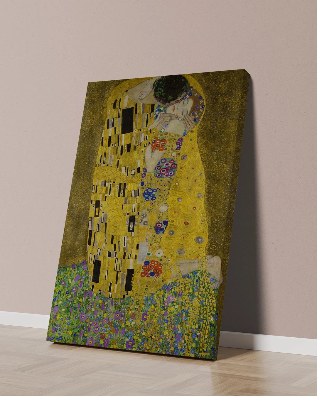 Gustav Klimt - The Kiss (Öpücük) Kanvas Tablo