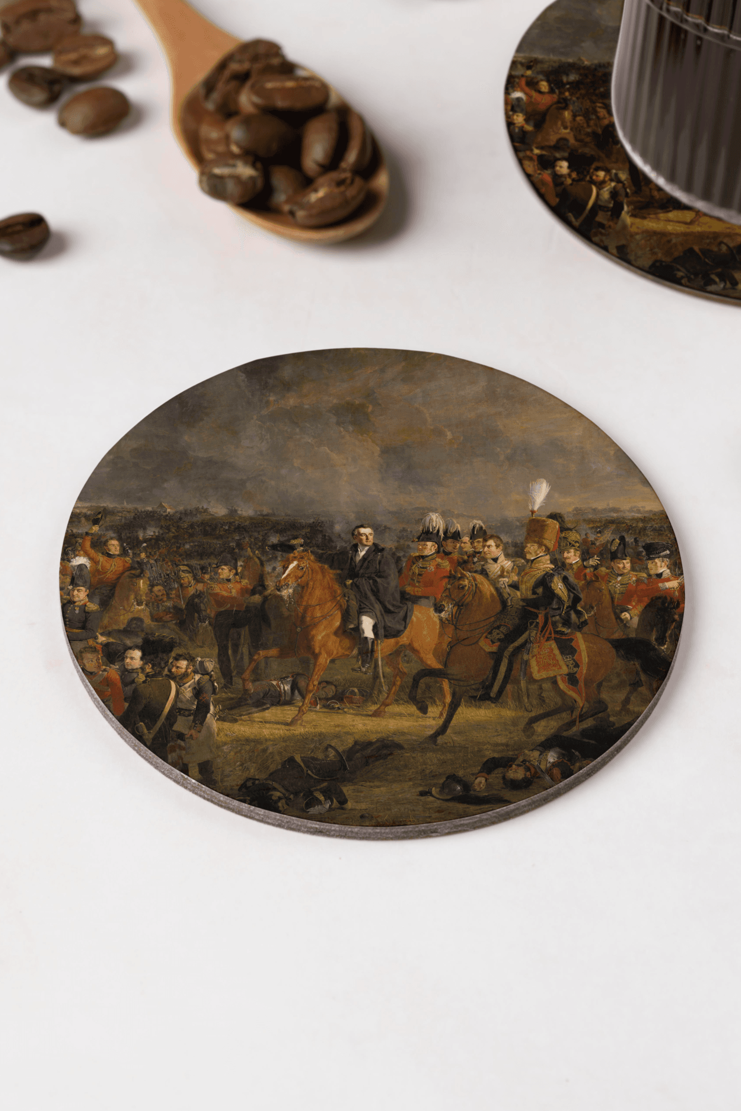 Jan Willem Pieneman - Waterloo Savaşı Bardak Altlığı