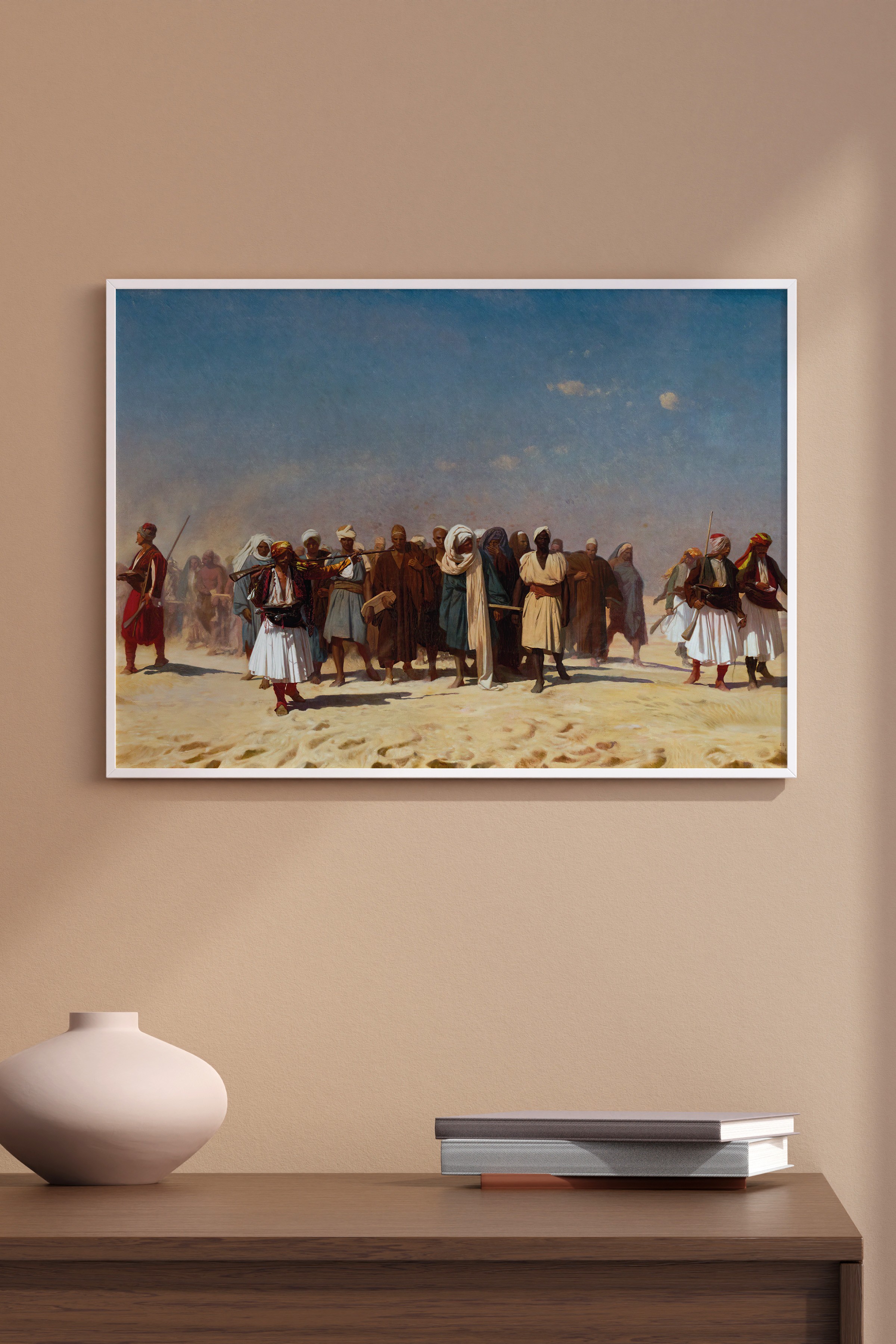 Jean-Léon Gérôme - Çölü Geçen Mısırlı Askerler Poster
