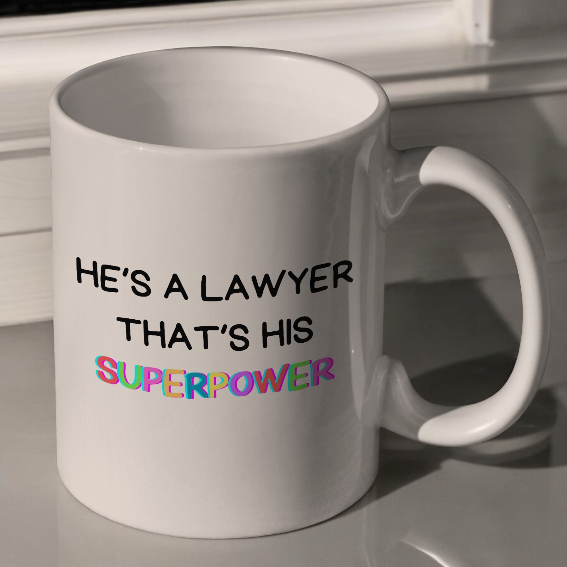 ''He's a Lawyer'' Kupa Bardak