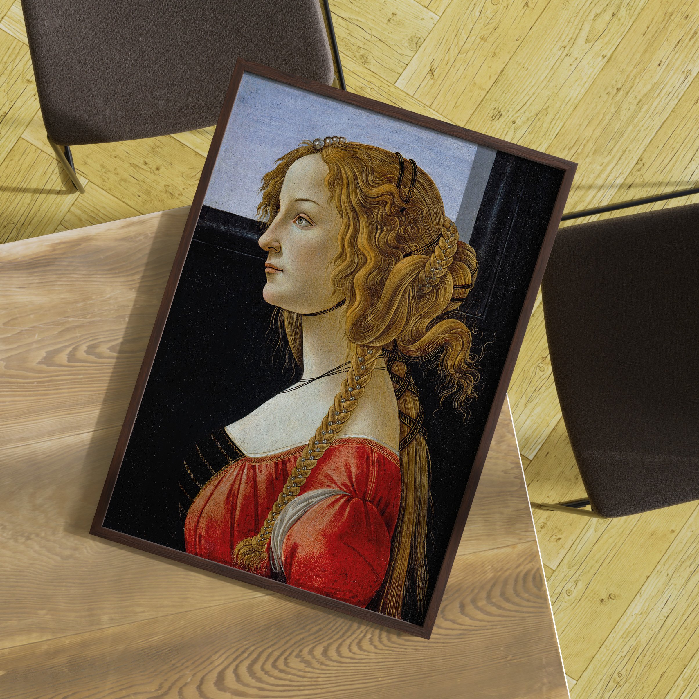 Kadın Portresi Poster (Portrait of a Woman) - Alessandro Botticelli